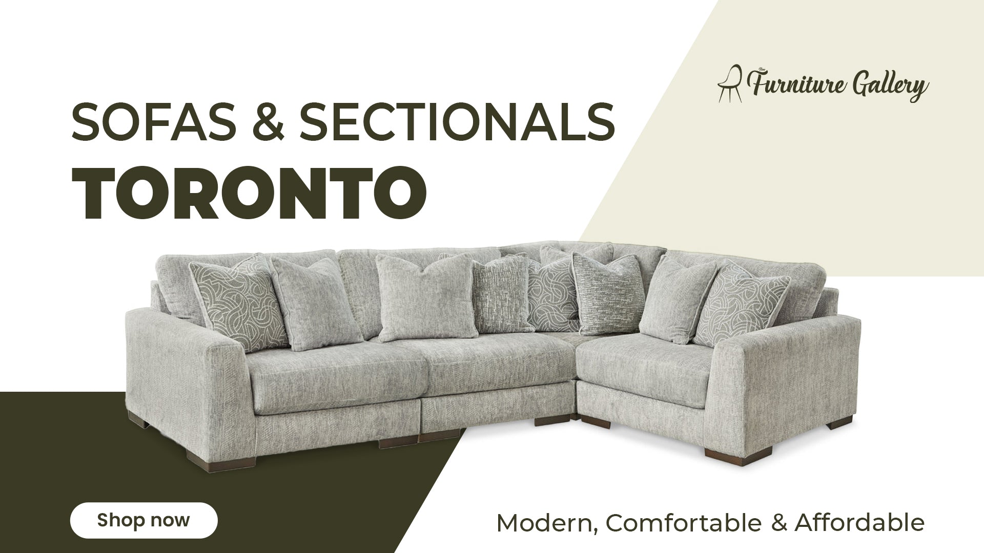 Sofas & Sectionals Toronto — Shop Online at New Furniture Gallery