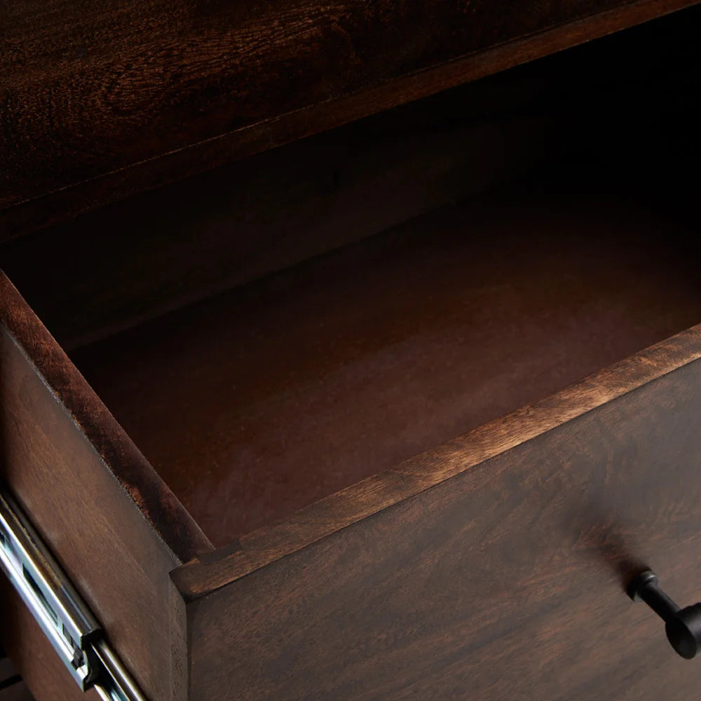 Kamala Night Stand with Marble Top