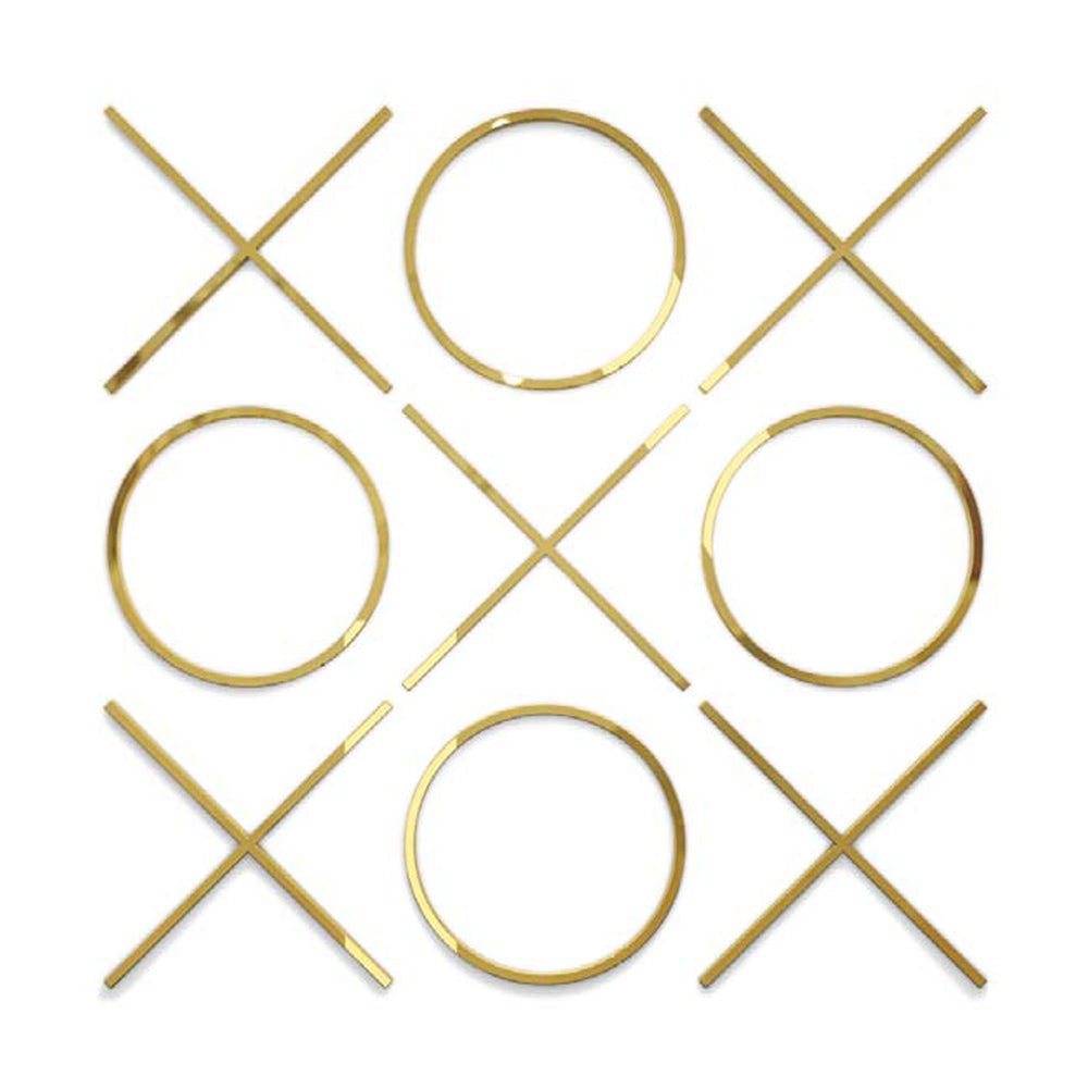 Elegant Tic-Tac-Toe Wall Art Ensemble