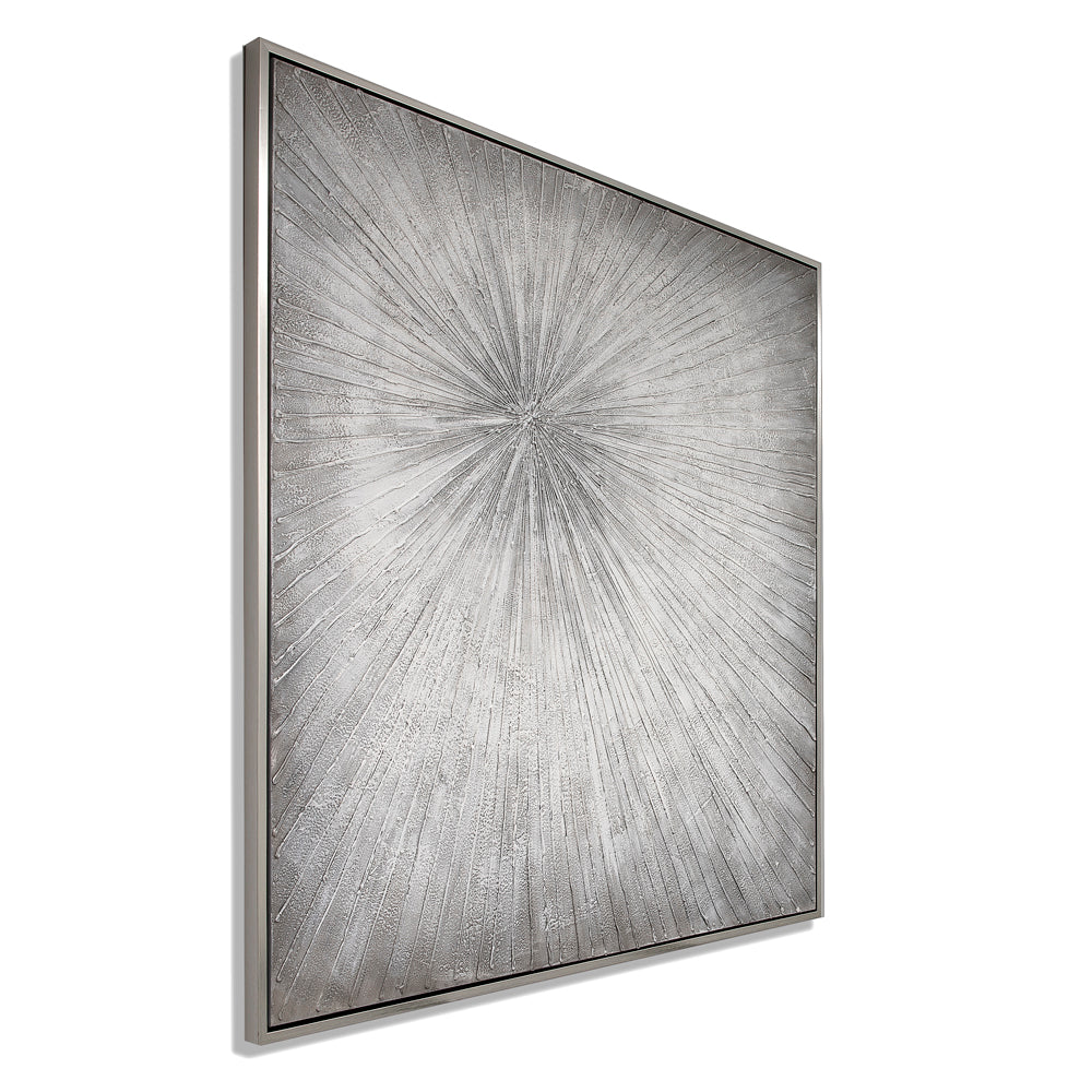 Elegant Embellished Abstract Canvas Art