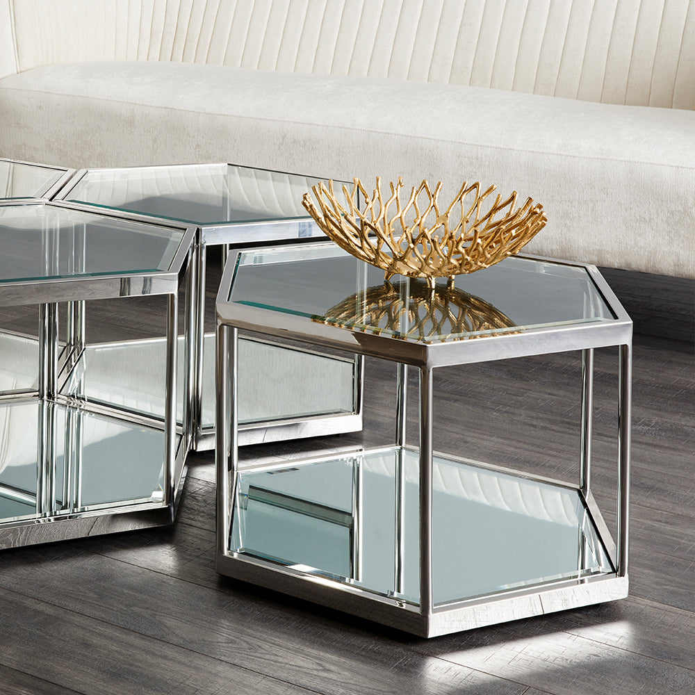 Swainson Contemporary Silver Coffee Table