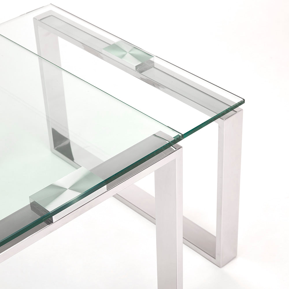 Millennium Elegance 2-Piece Nesting Coffee Table Set