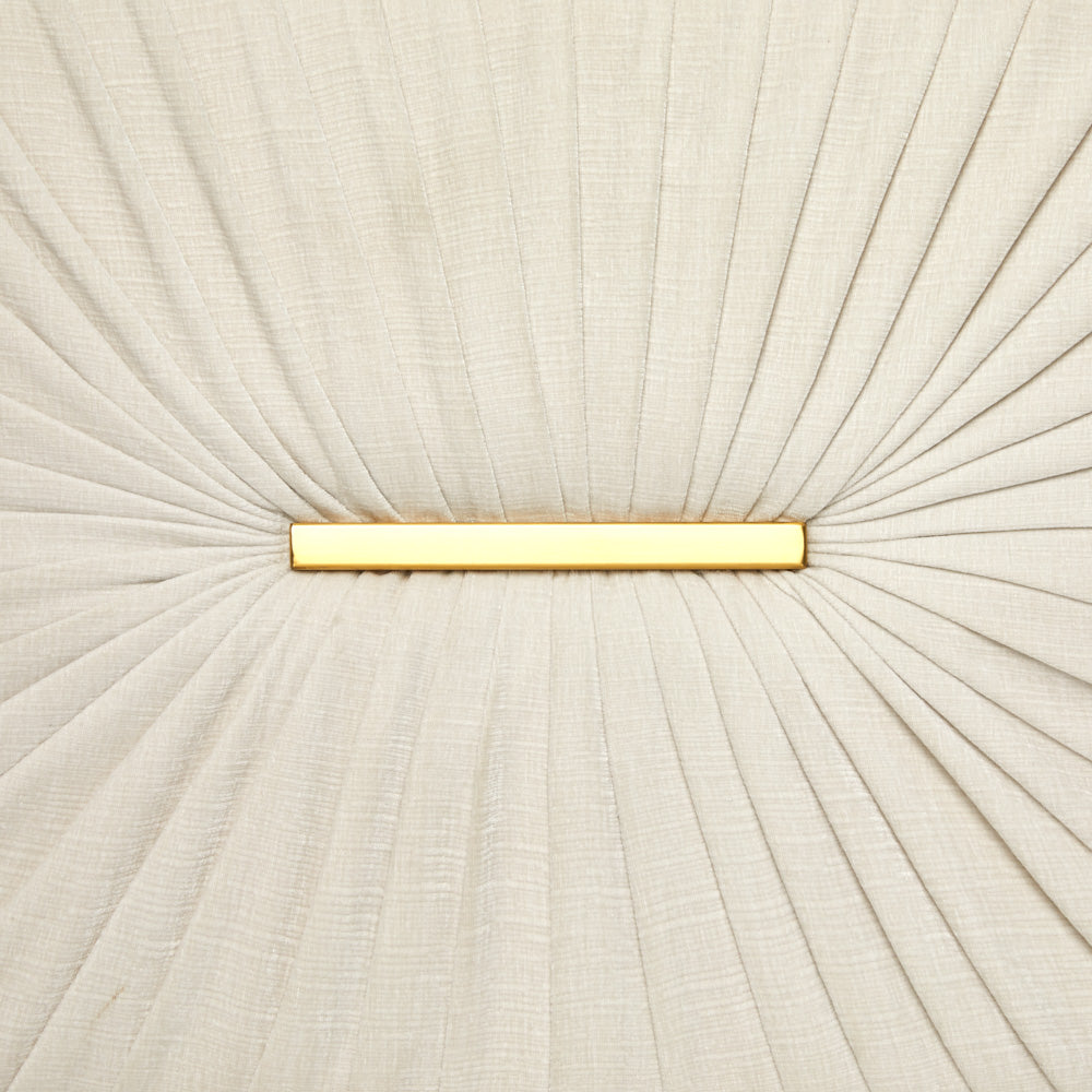 Truro Contessa Elegance: Vanilla & Gold Loveseat