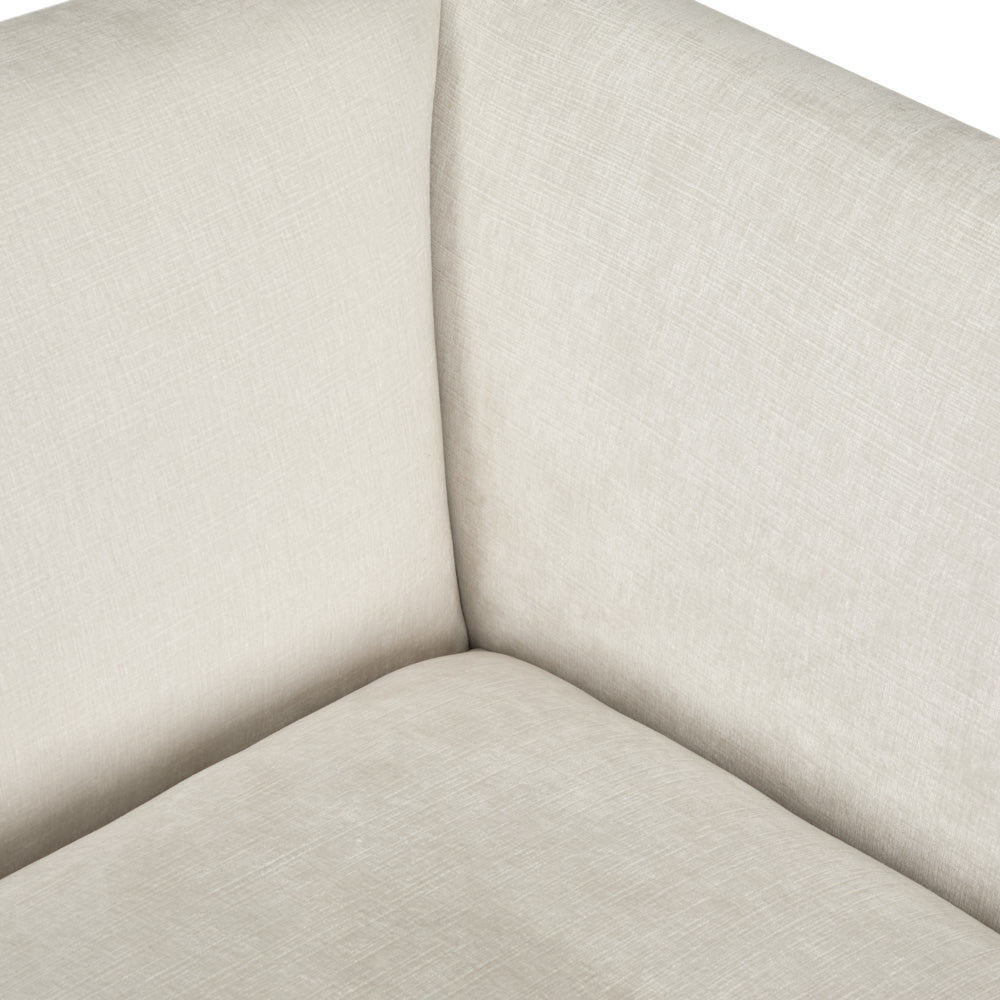 Truro Contessa Elegance: Vanilla & Gold Loveseat