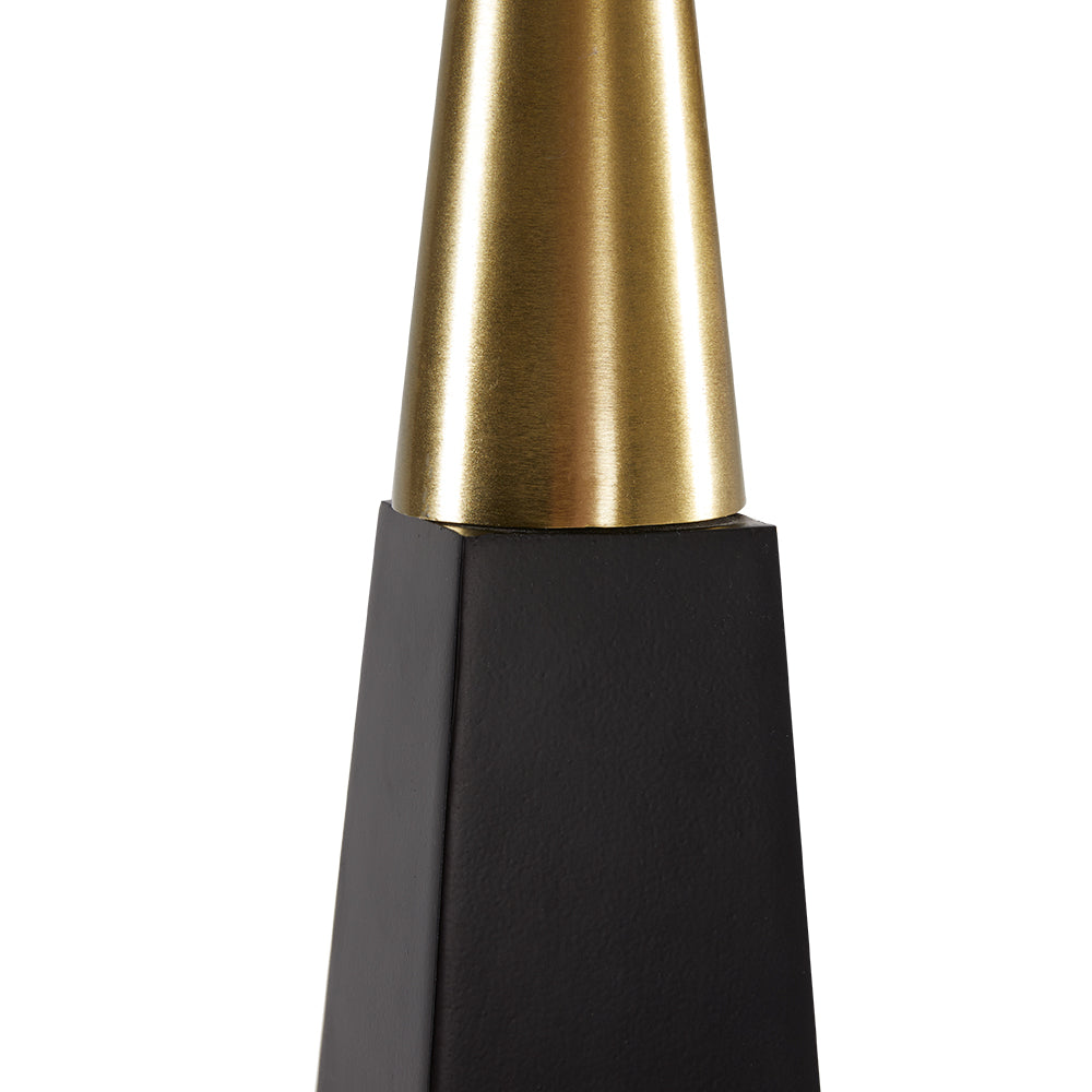 Contemporary Contrast Mya Pillar Candle Holder Duo