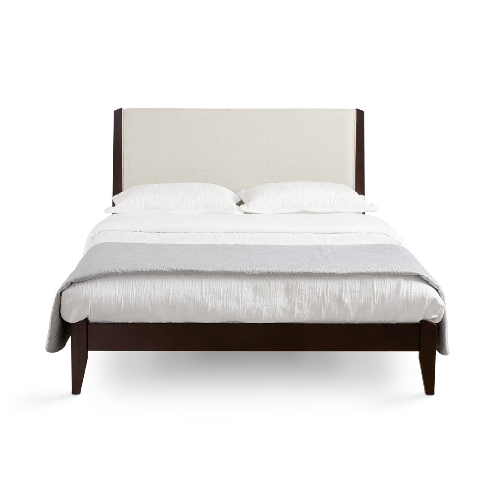 Elegant Bed with Tapered Legs