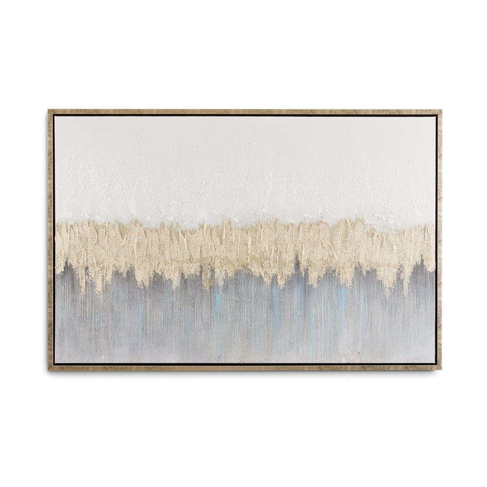 Embellished Abstract Canvas Art