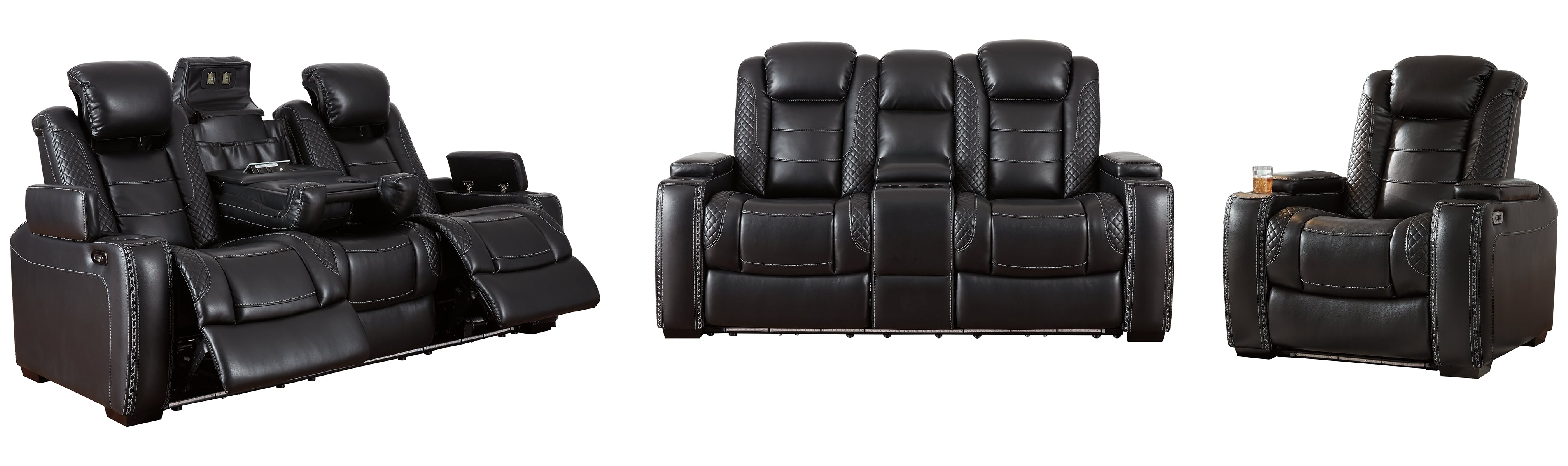 3-Piece Power Reclining Sofa, Loveseat and Chair
