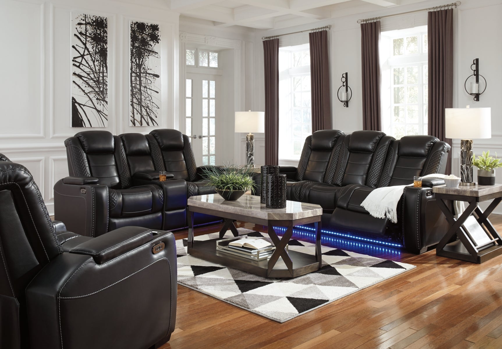 3-Piece Power Reclining Sofa, Loveseat and Chair