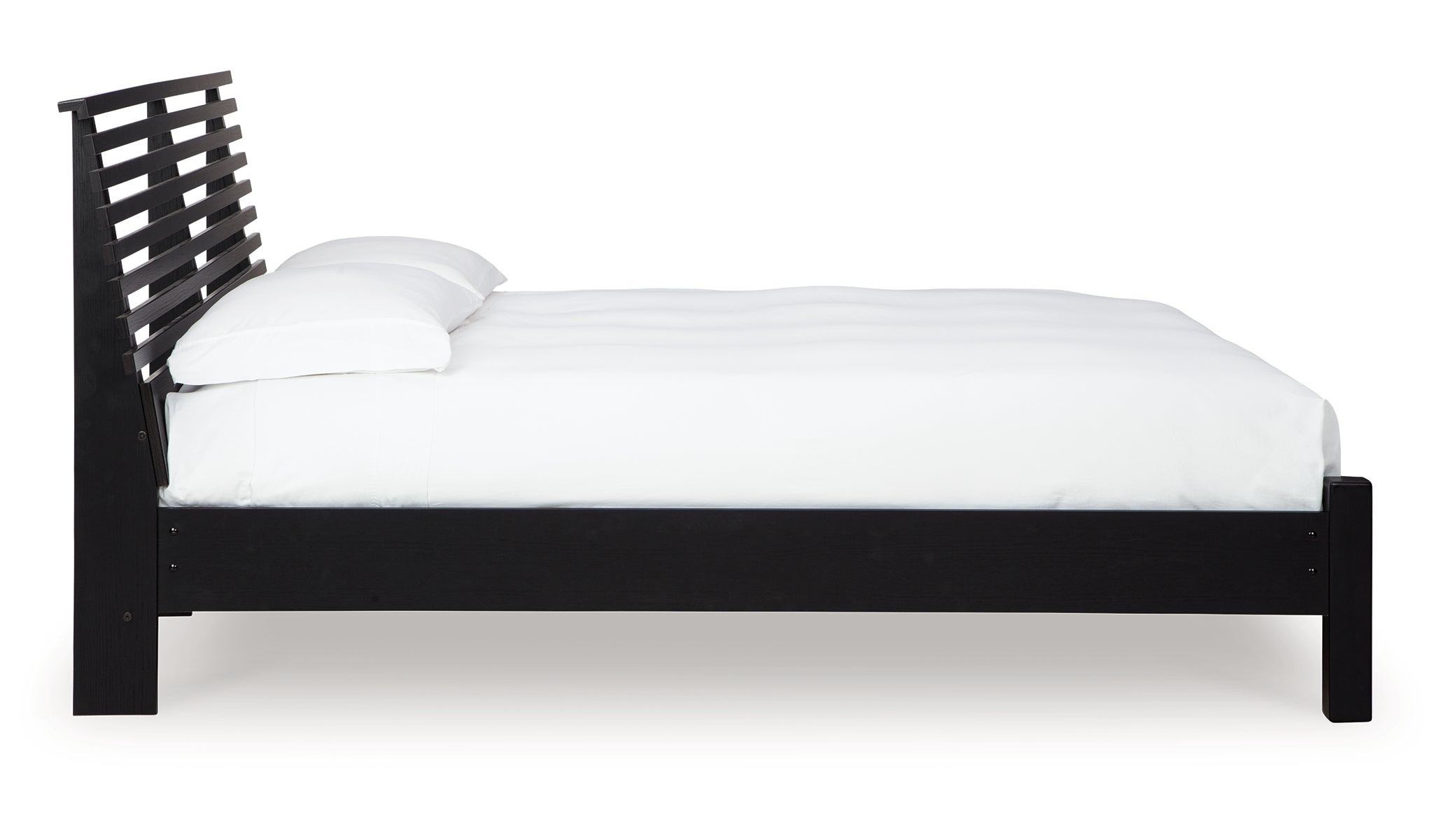 Danziar King Panel Bed with Mirrored Dresser, Chest and Nightstand