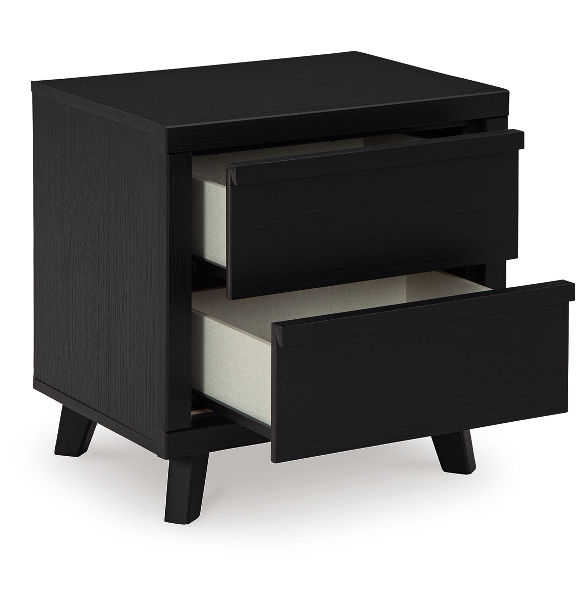 Danziar King Panel Bed with Mirrored Dresser, Chest and Nightstand