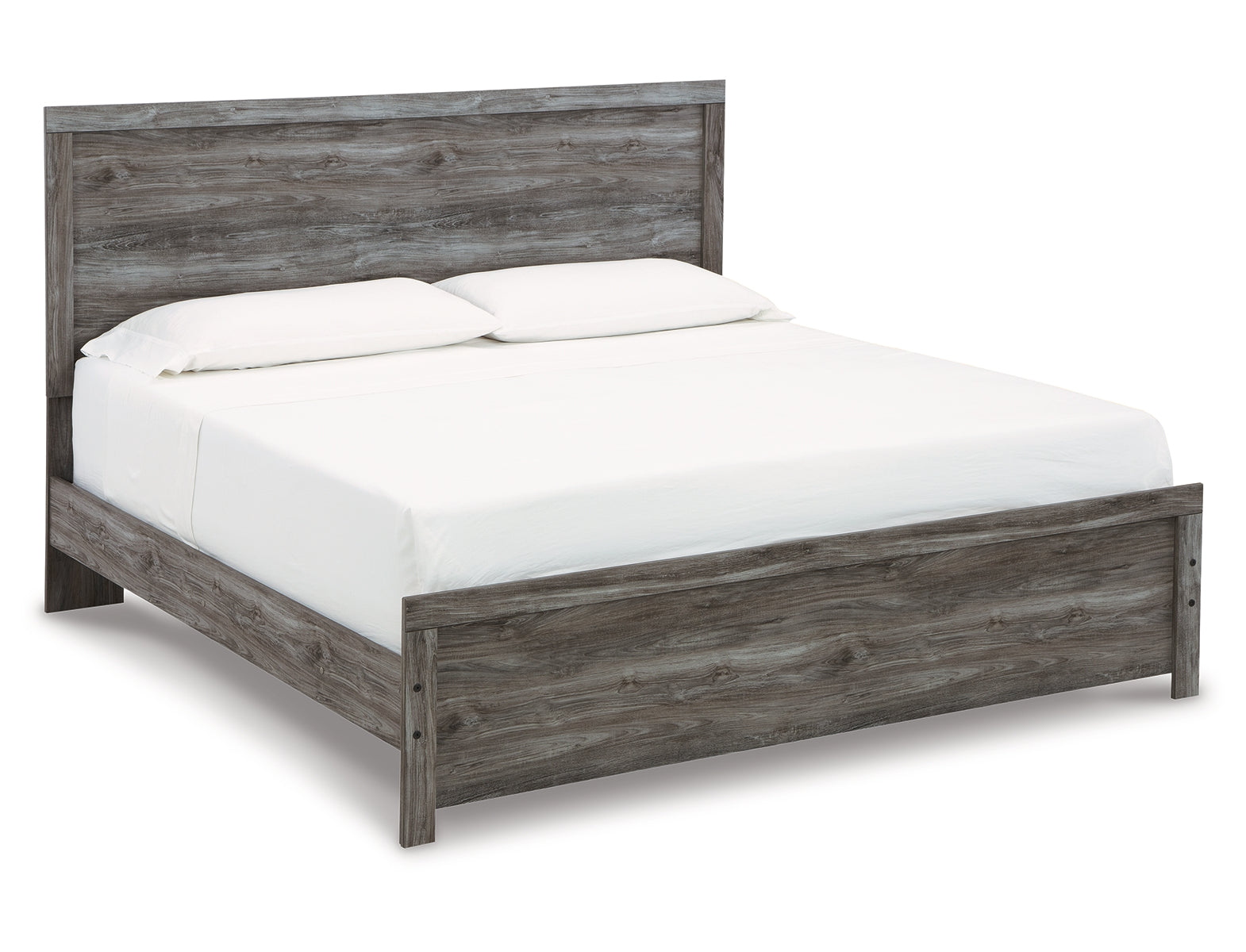 Bronyan King Panel Bed with Dresser and Nightstand