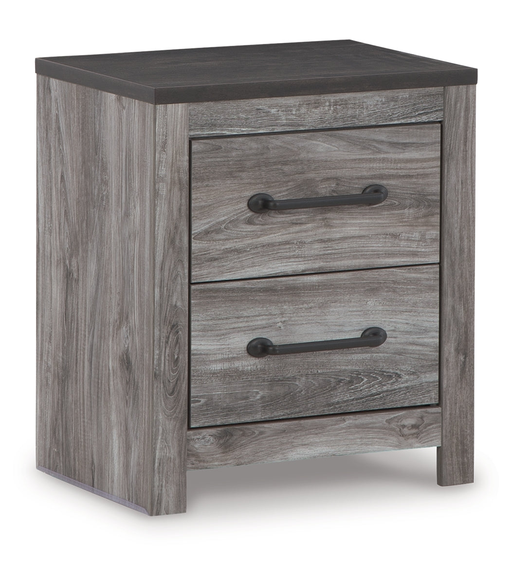 Bronyan King Panel Bed with Dresser and Nightstand