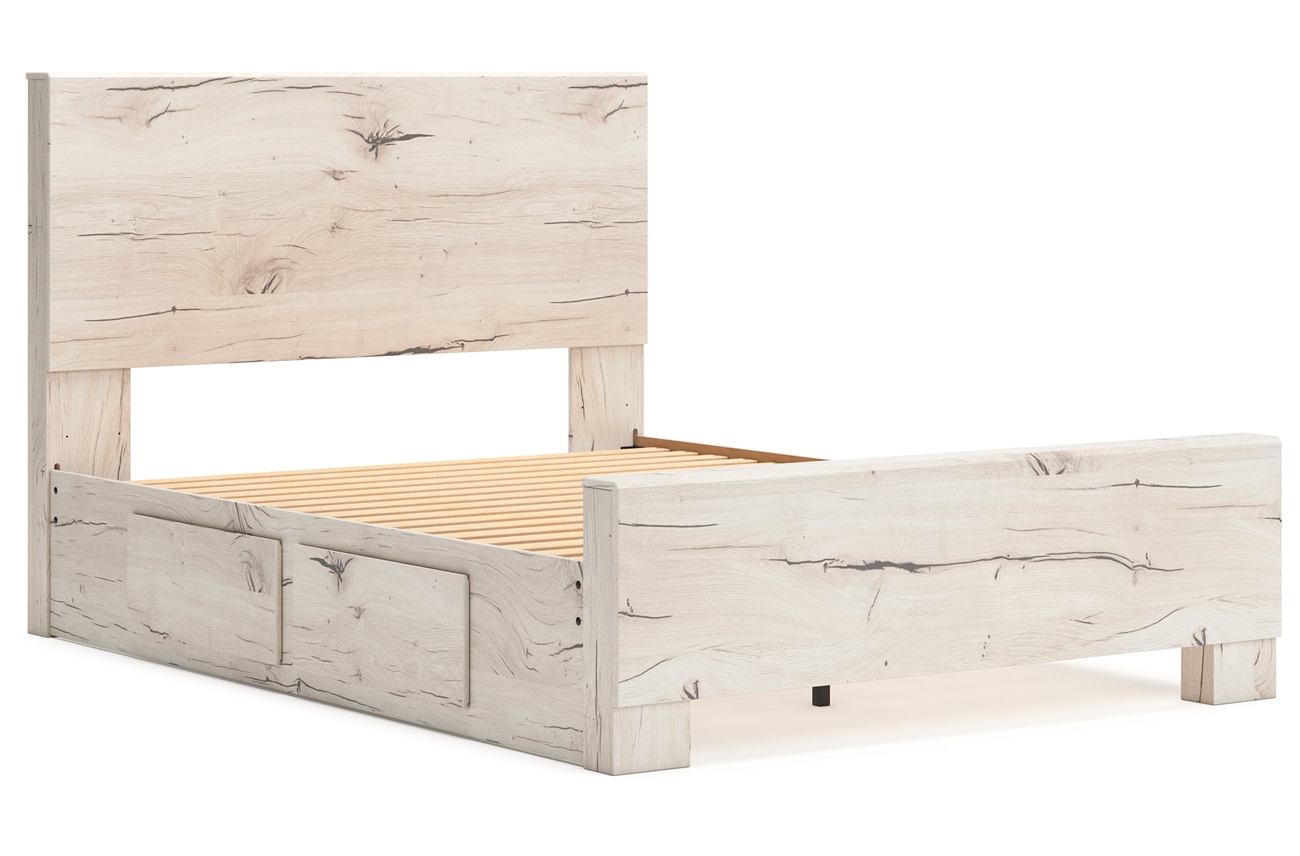 Lawroy Queen Panel Bed with Dresser and 2 Nightstands