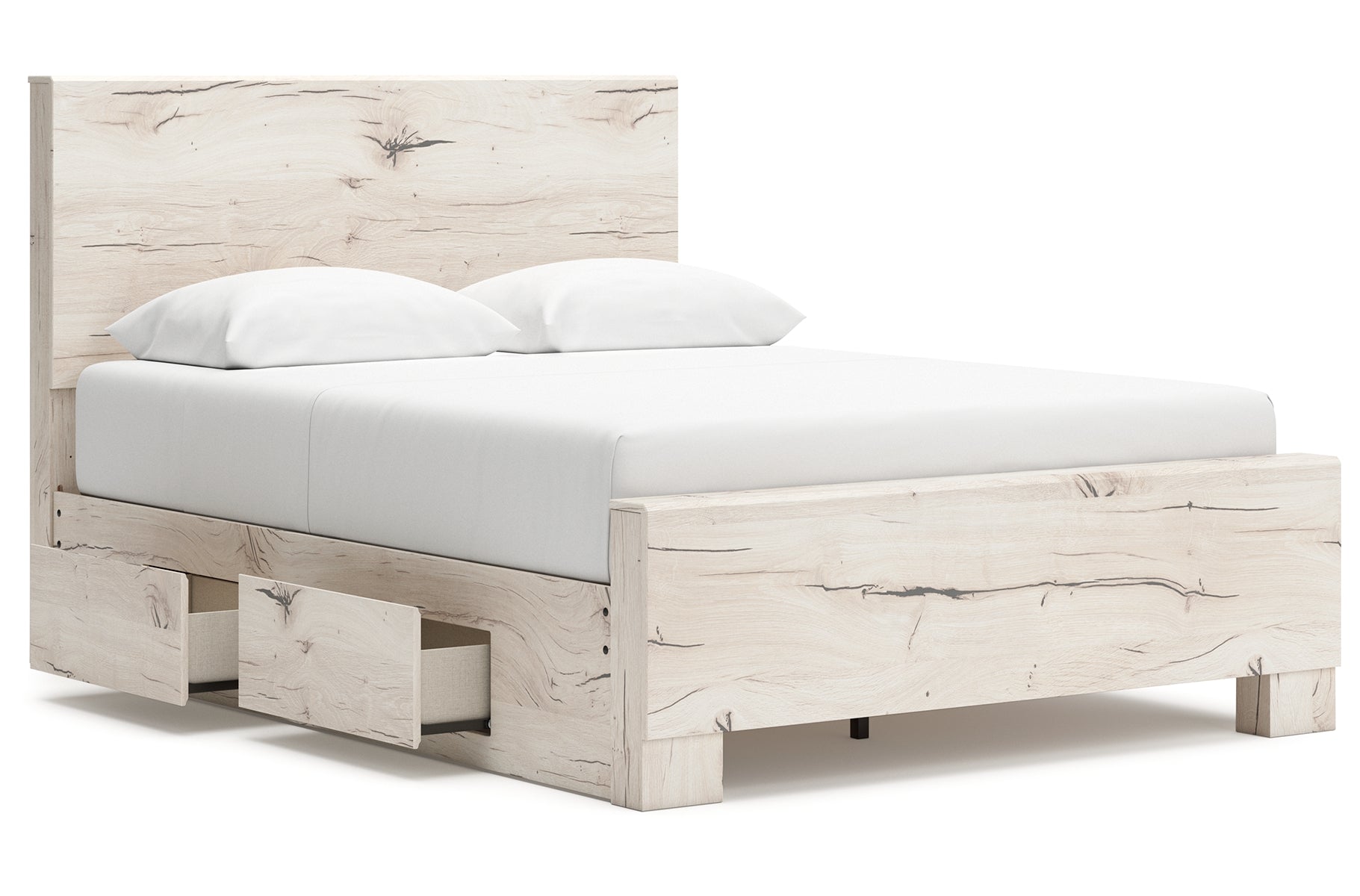 Lawroy Queen Panel Bed with Dresser and 2 Nightstands