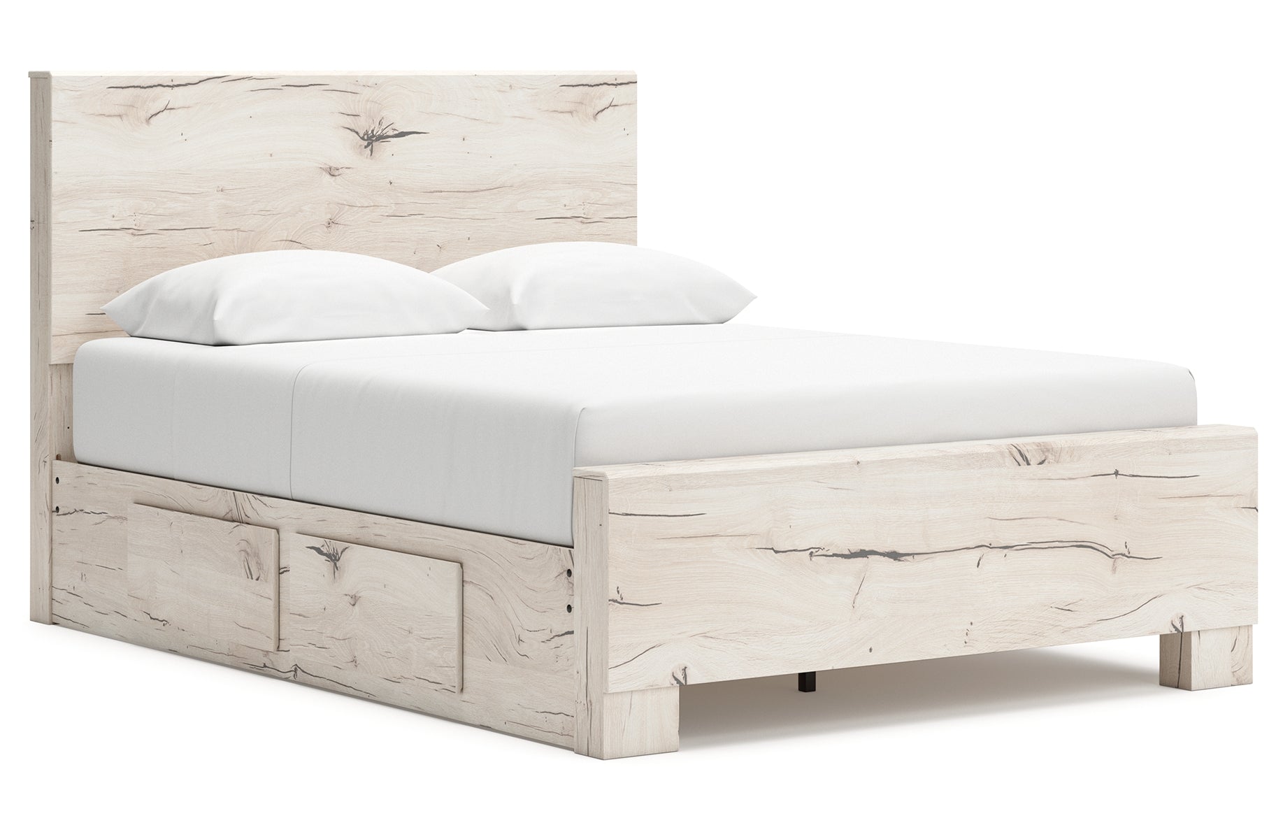 Lawroy Queen Panel Bed with Dresser and 2 Nightstands
