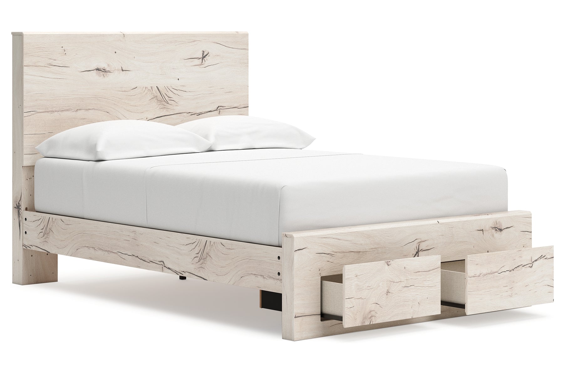 Lawroy Full Panel Storage Bed with Dresser and 2 Nightstands