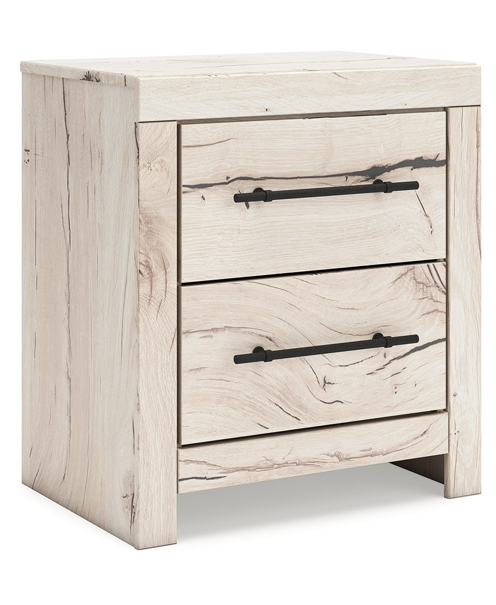 Lawroy King Panel Storage Bed with 2 Nightstands