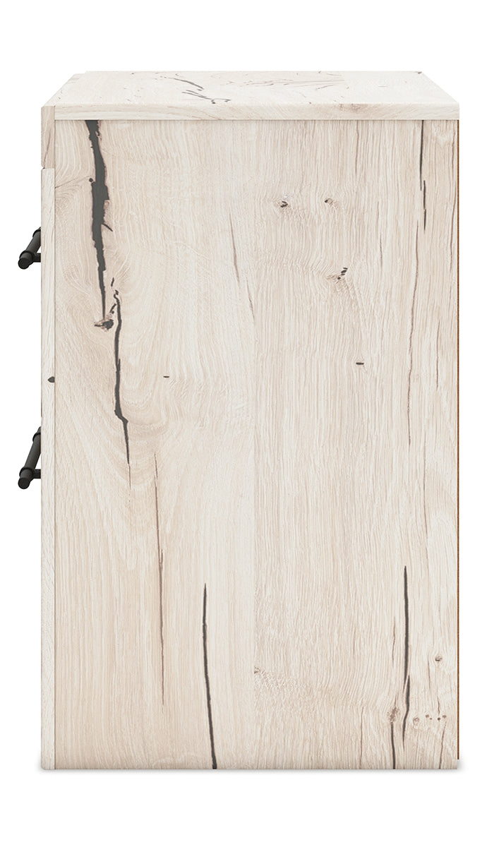 Lawroy Queen Panel Bed with 2 Nightstands