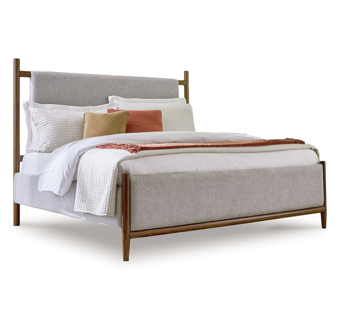 Lyncott Queen Upholstered Panel Bed