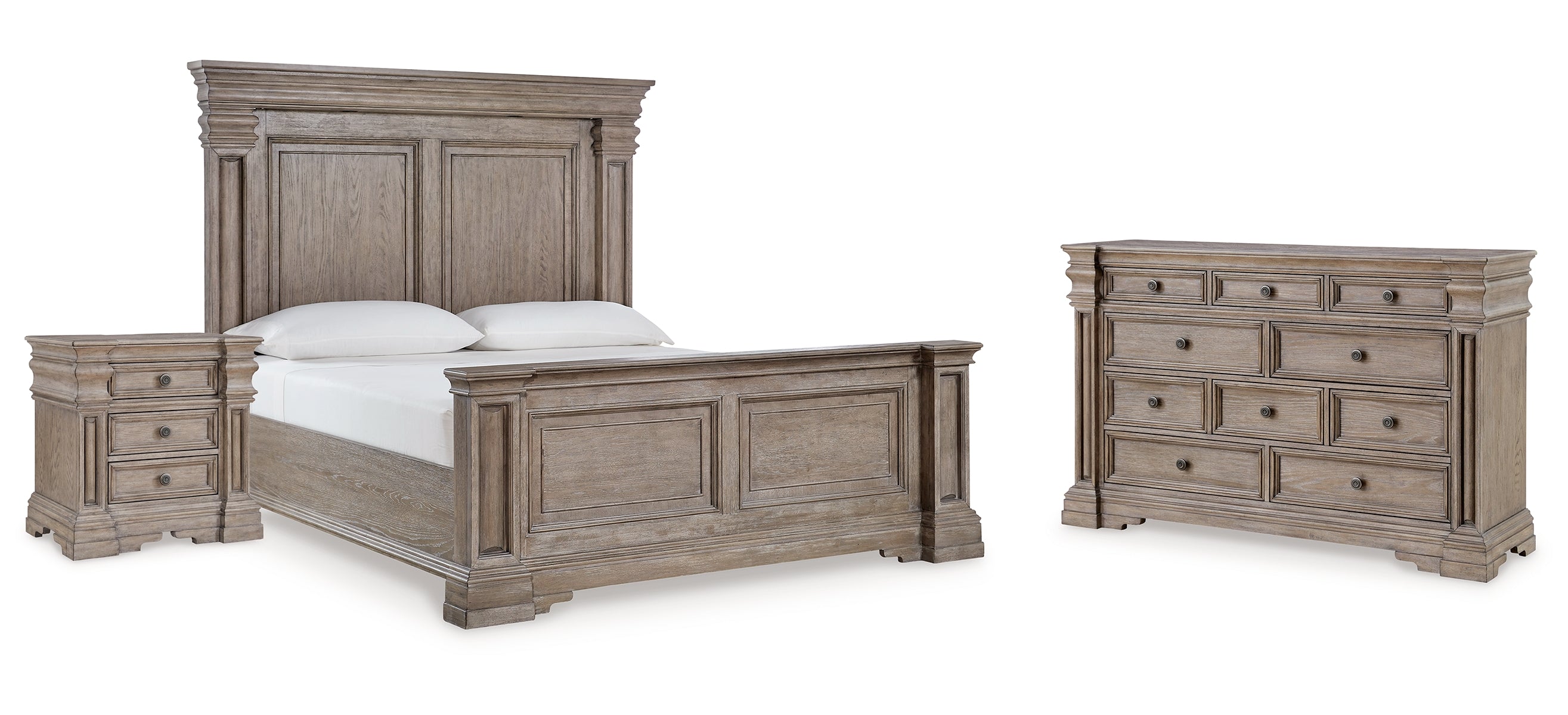 Blairhurst Queen Panel Bed with Dresser and Nightstand