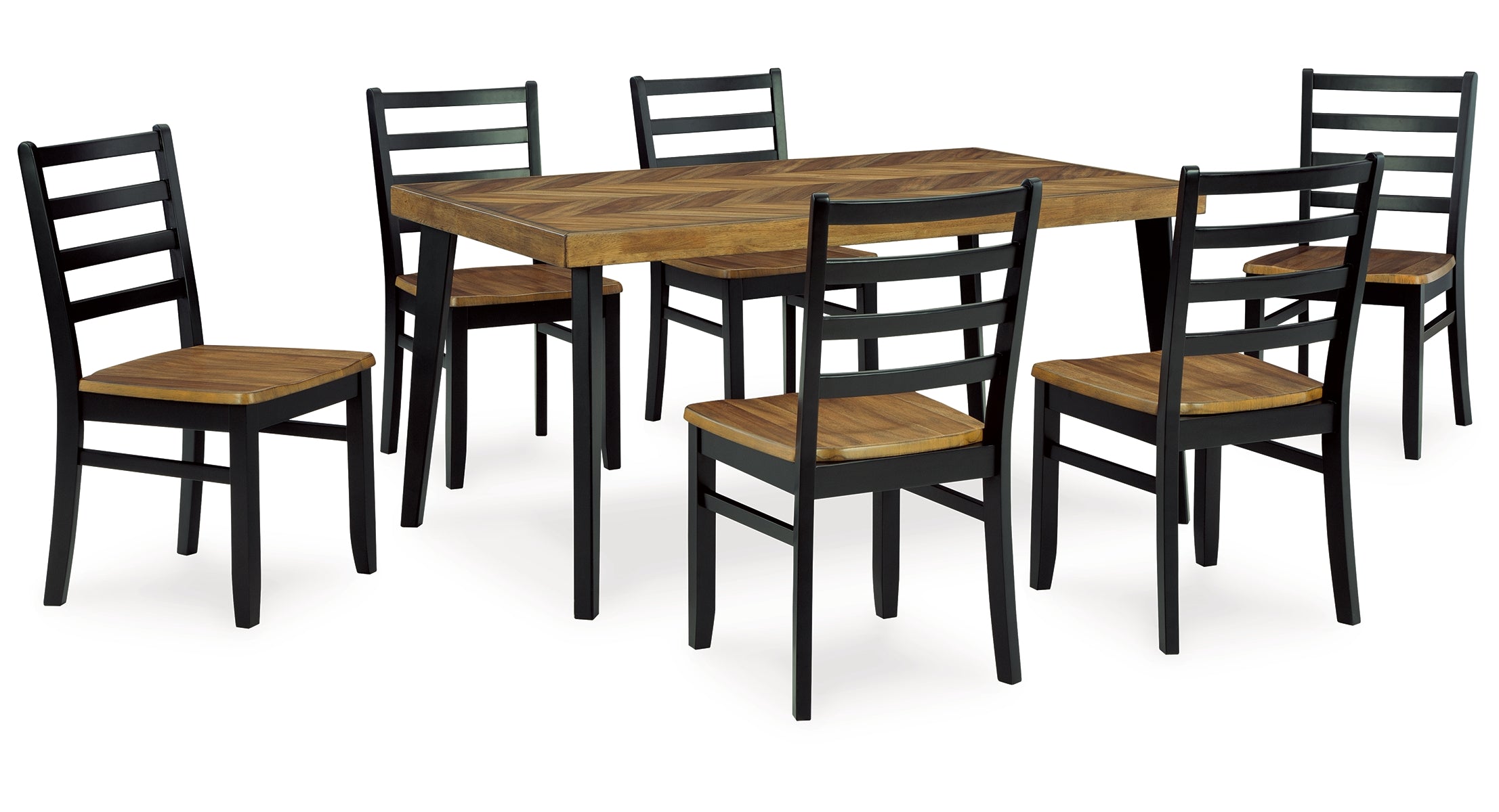 Blondon Dining Table and 6 Chairs (Set of 7)