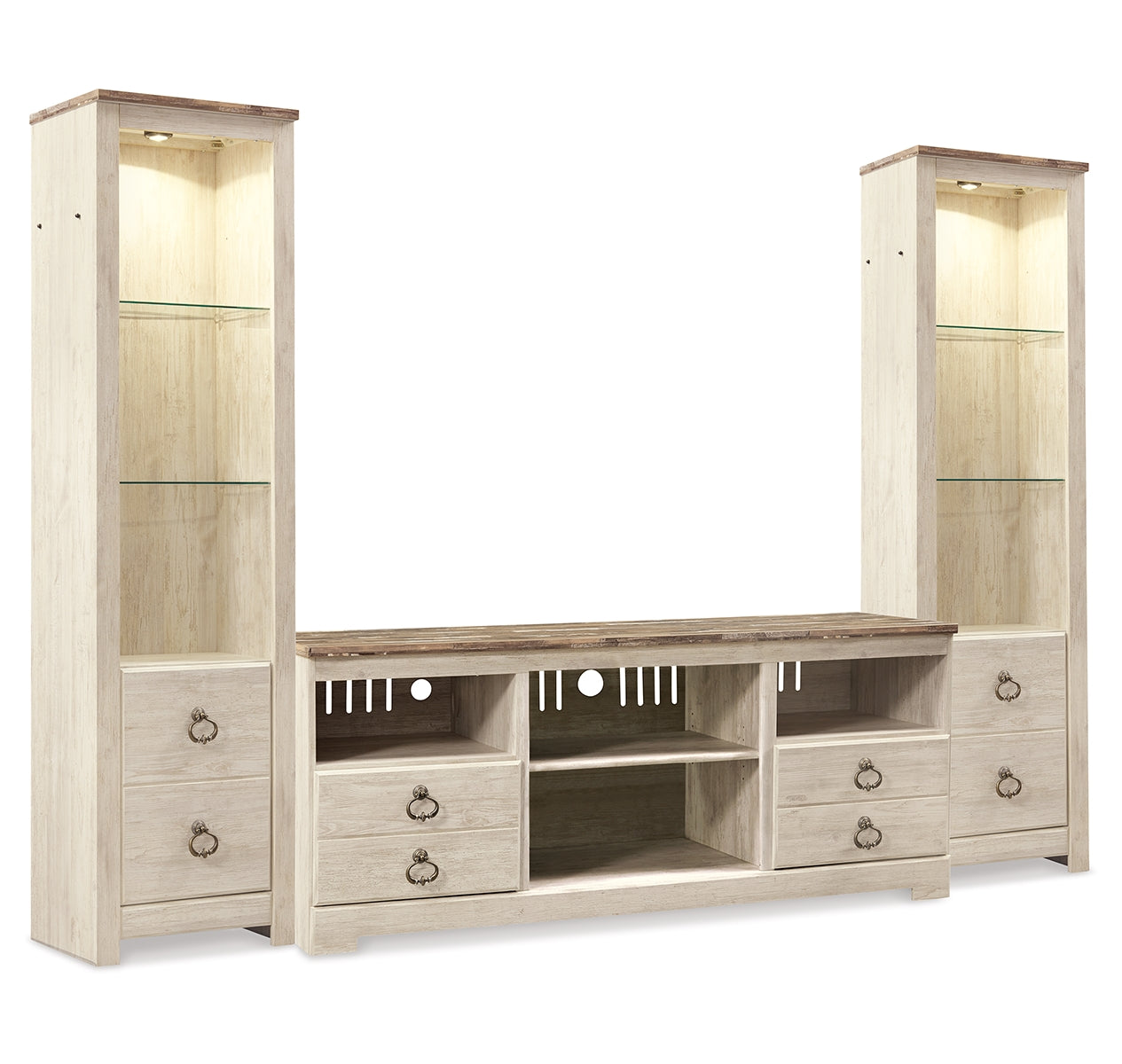 Willowton 3-Piece Entertainment Center