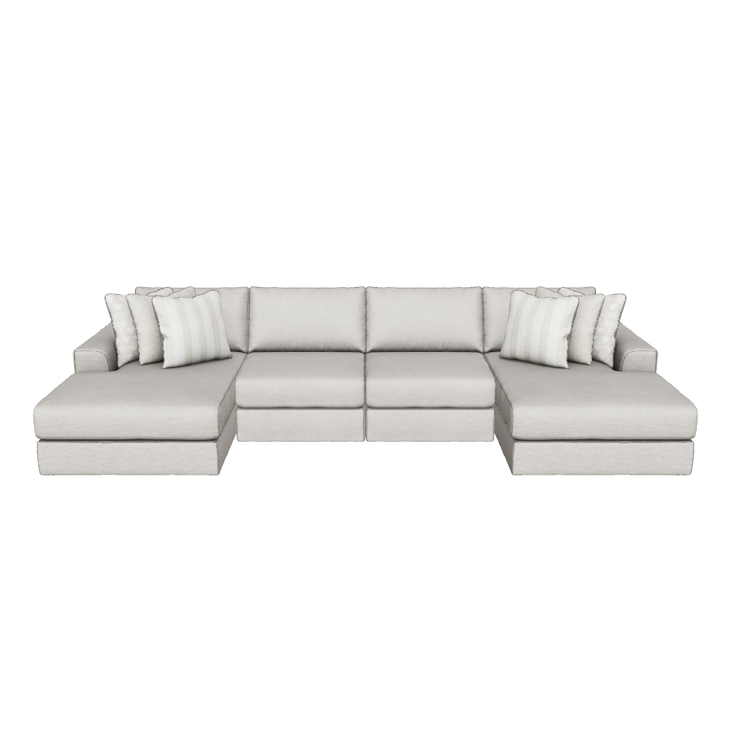 Avaliyah 4-Piece Double Chaise Sectional