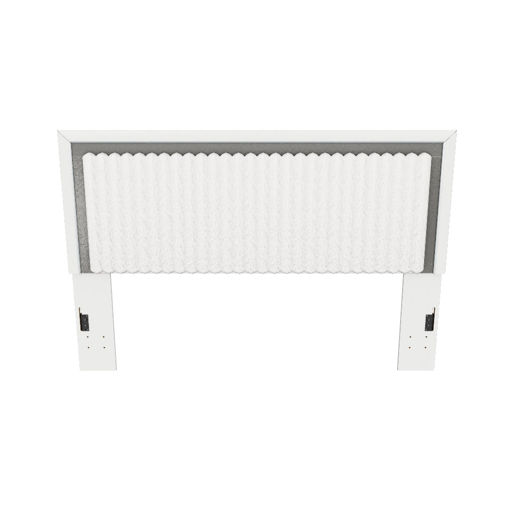 Zuraleus King Upholstered Panel Headboard
