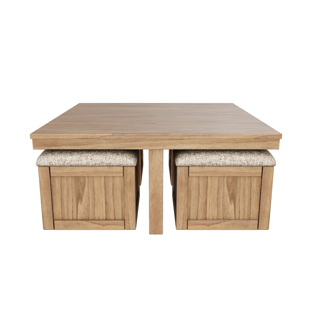 Boardernest Coffee Table with 4 Stools