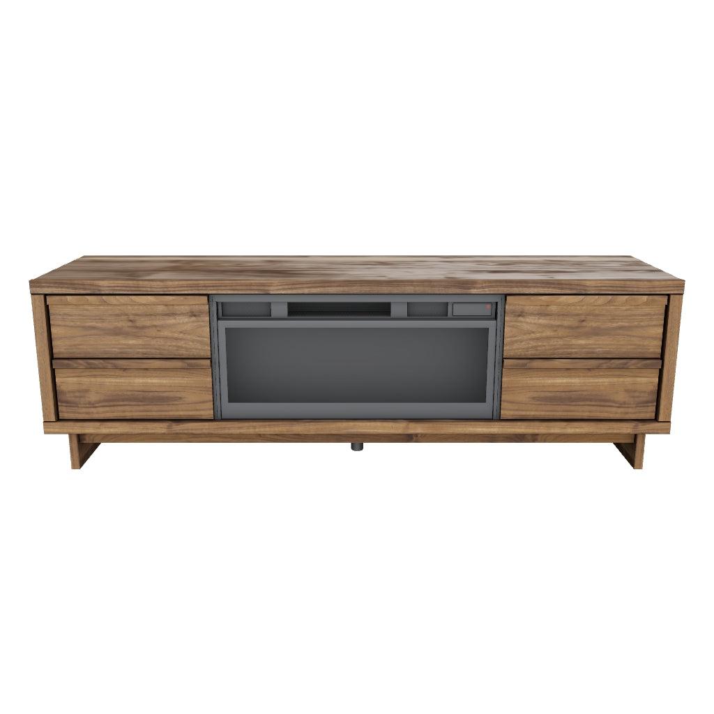 Zadilyn 72" TV Stand with Electric Fireplace