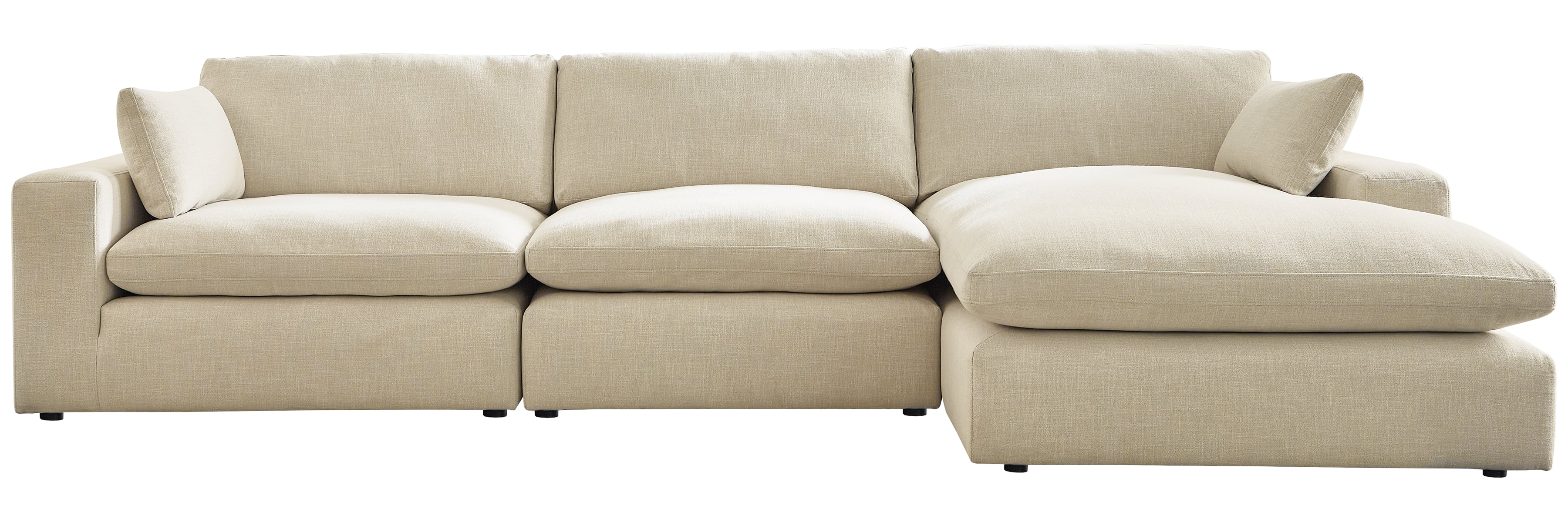 Elyza 3-Piece Sectional with Chaise