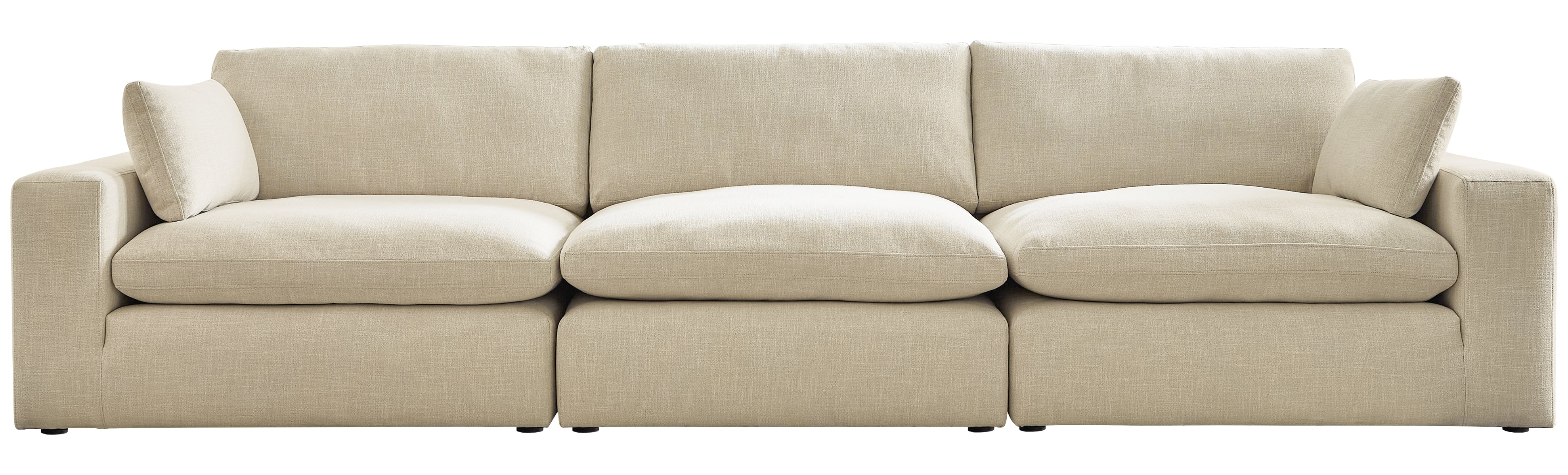 Elyza 3-Piece Sectional with Ottoman