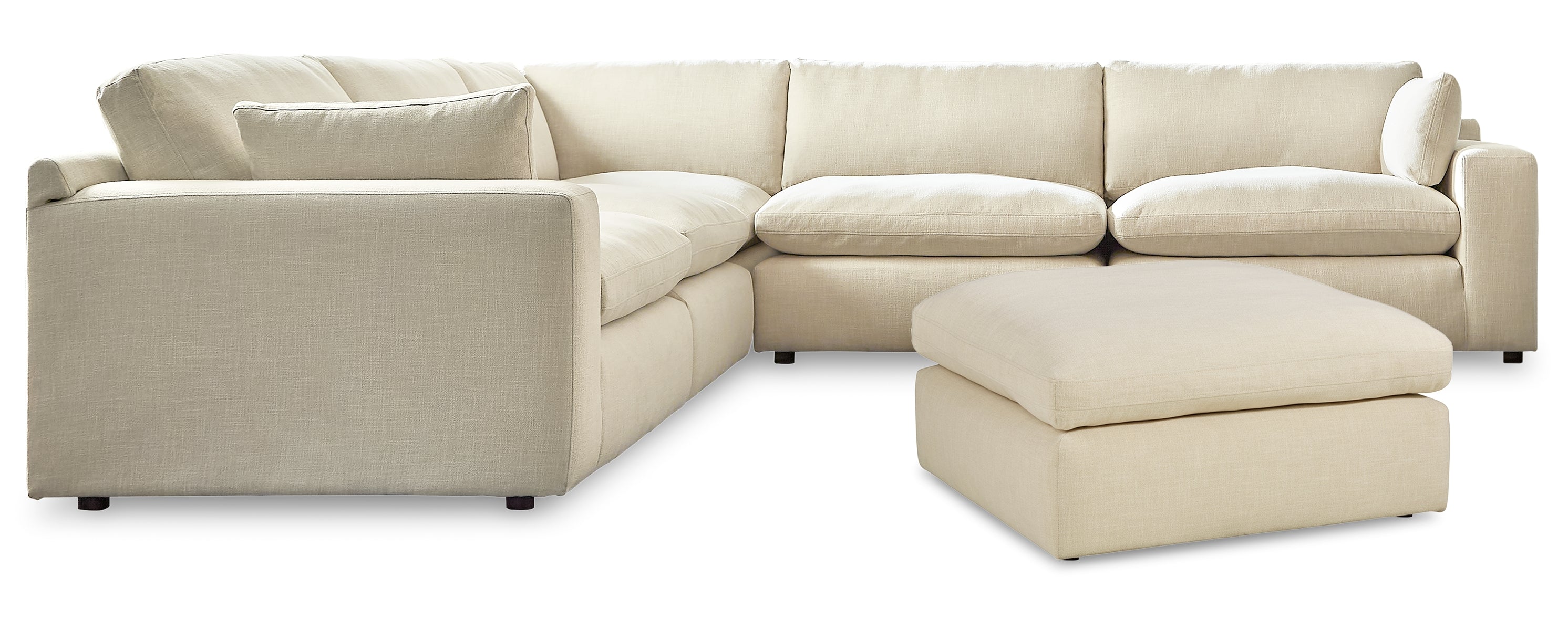 Elyza 5-Piece Sectional with Ottoman