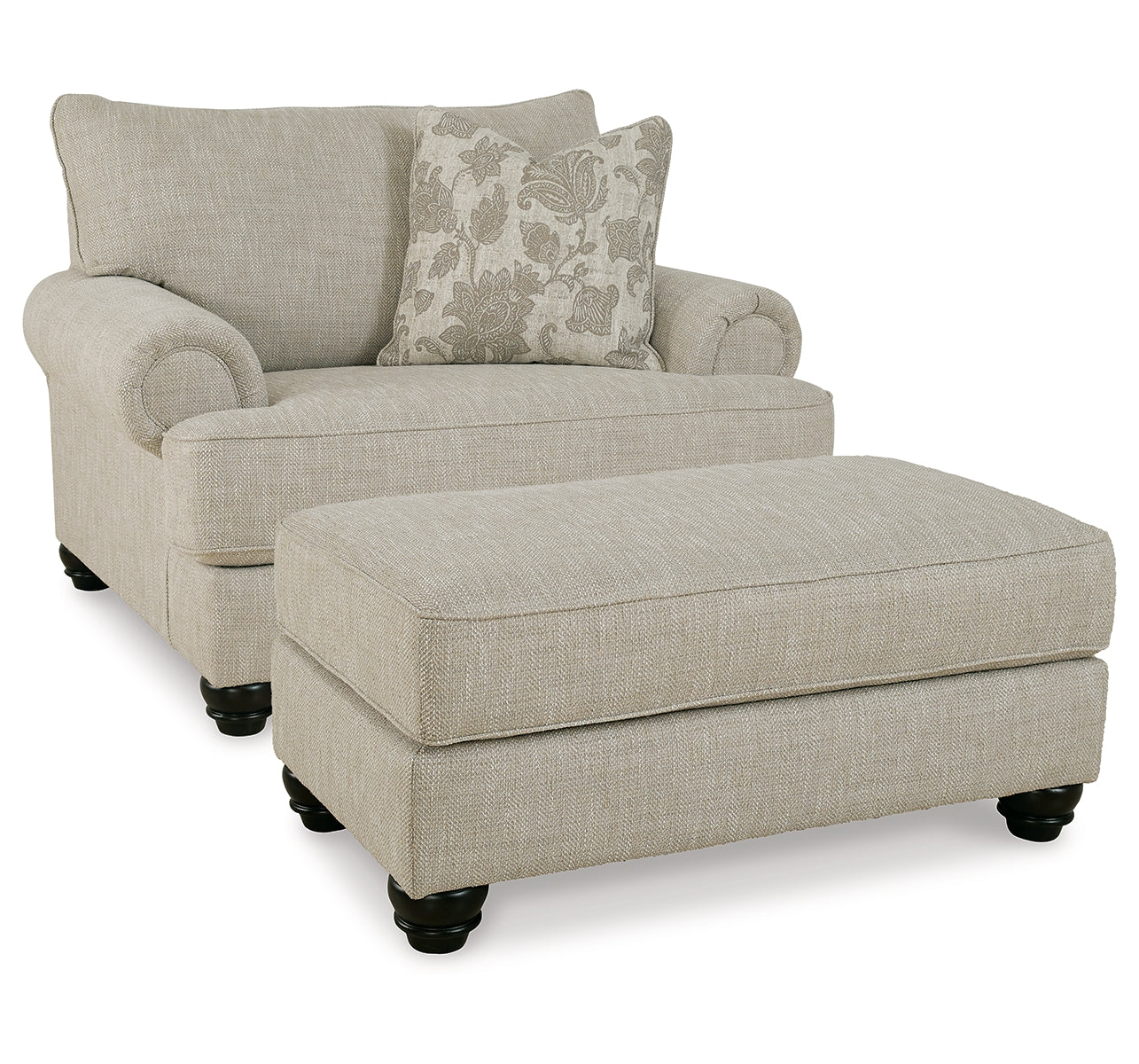 Asanti Chair and Ottoman