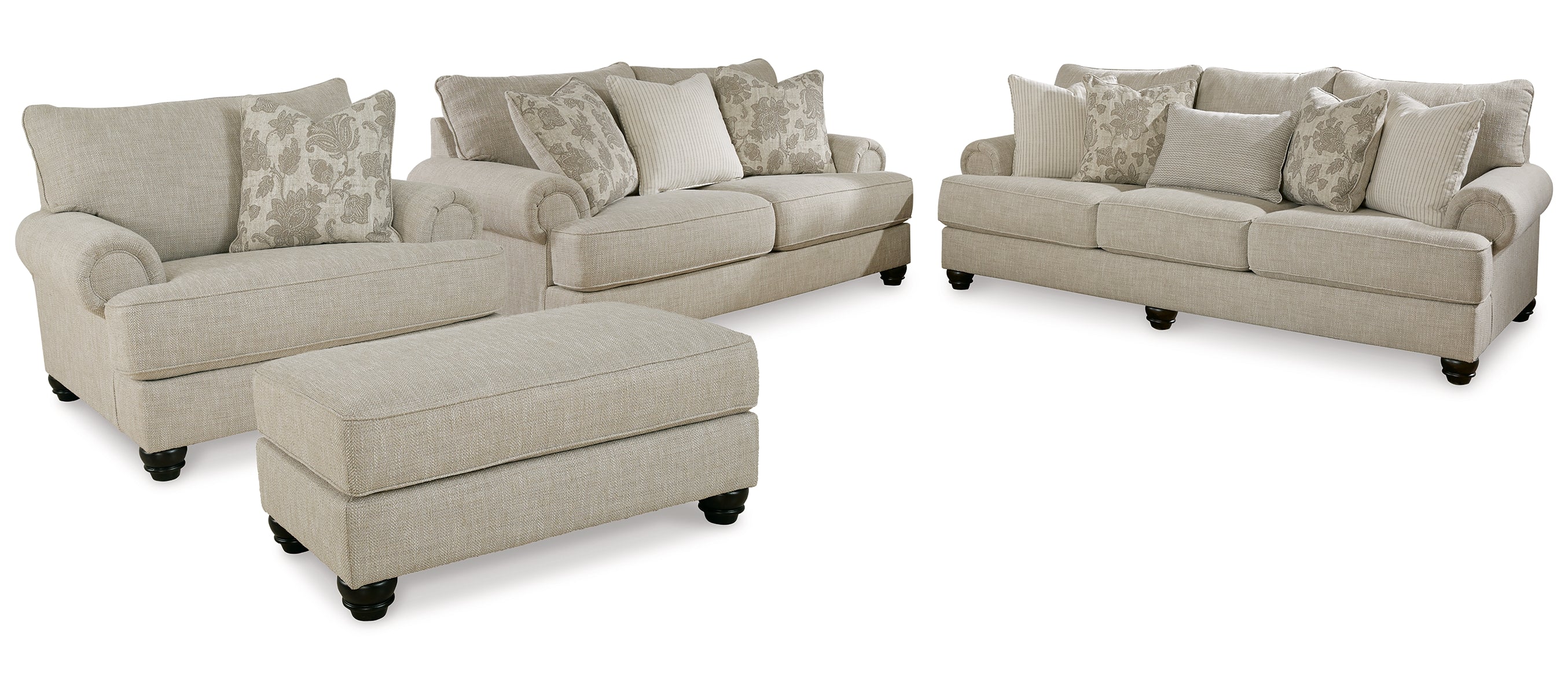 Asanti Sofa, Loveseat, Chair and Ottoman