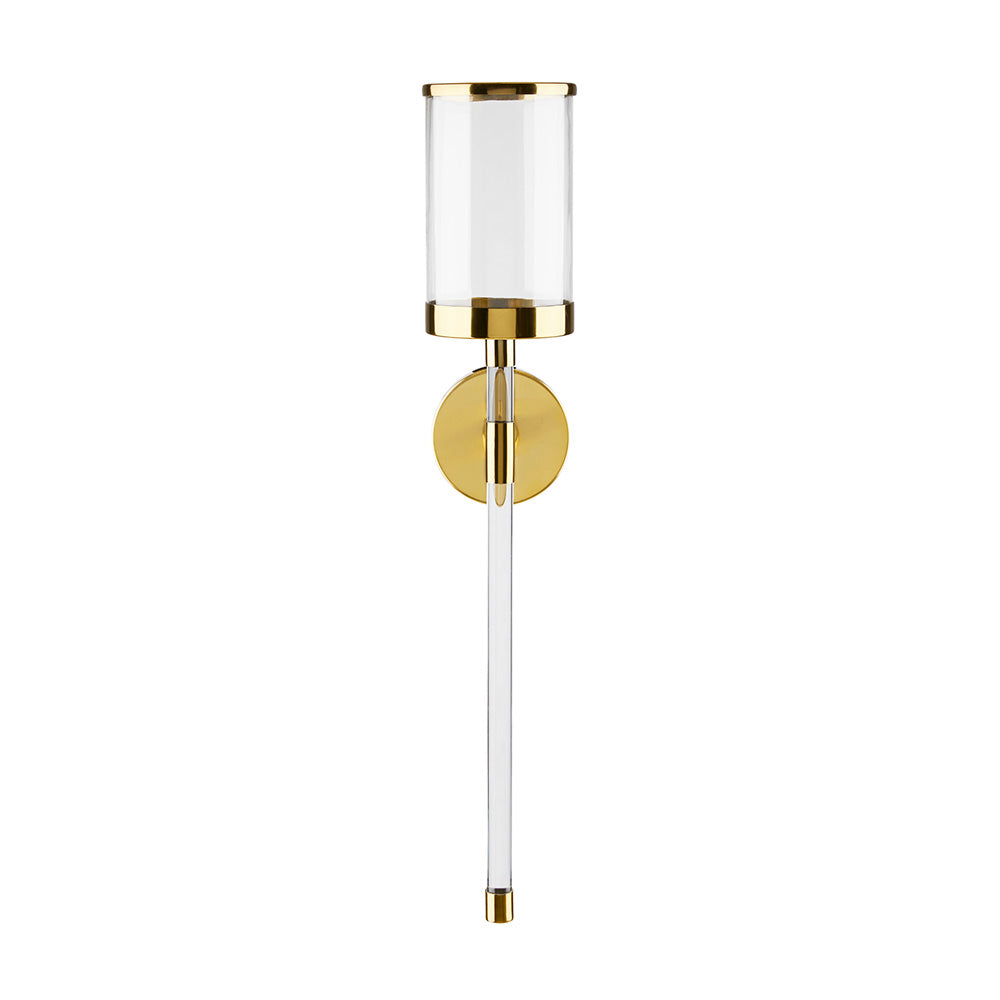 Acrylic Wall Sconce - Gold