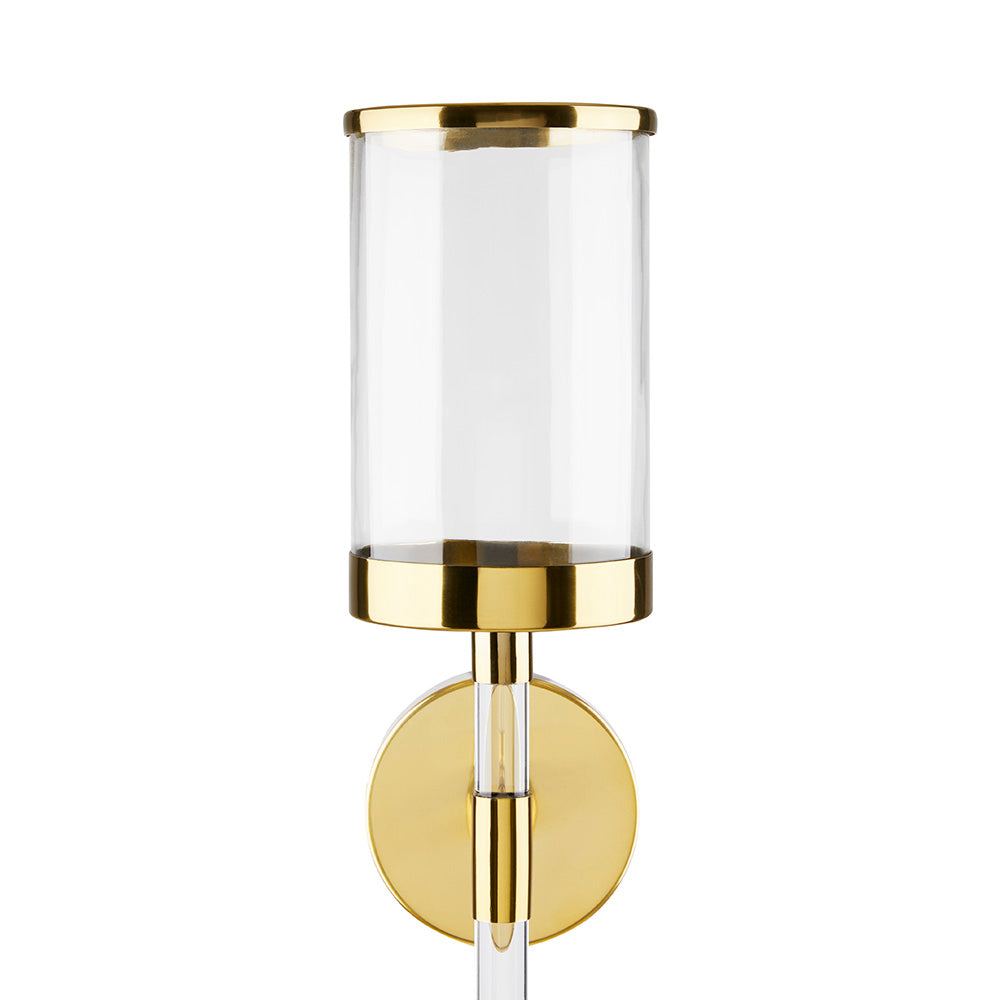 Acrylic Wall Sconce - Gold