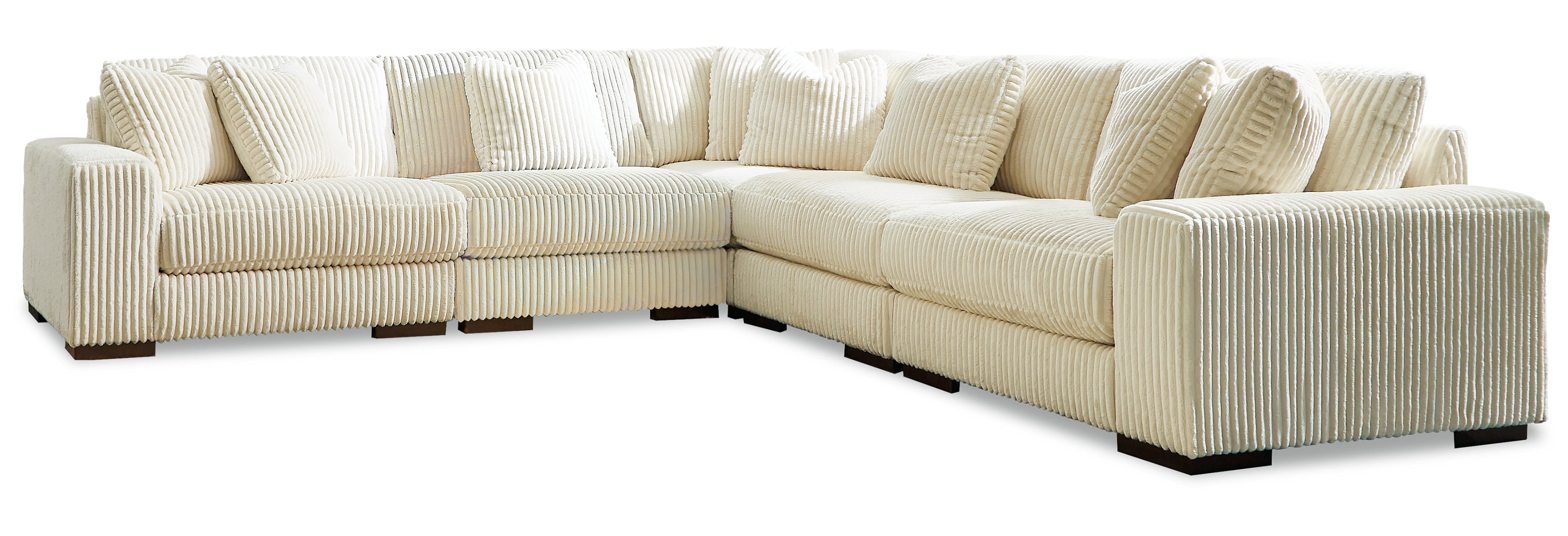 Lindyn 5-Piece Sectional with Ottoman