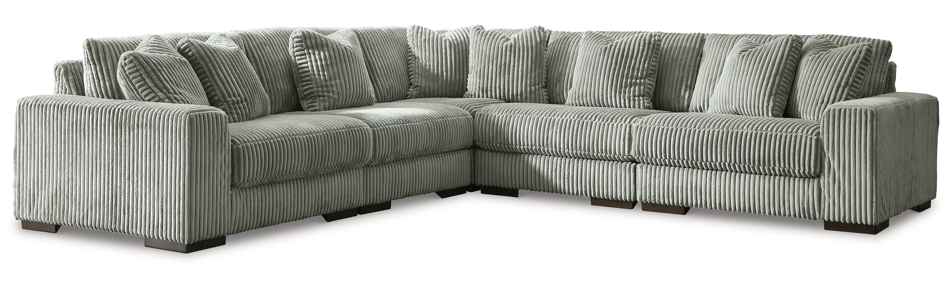 Lindyn 5-Piece Sectional with Ottoman