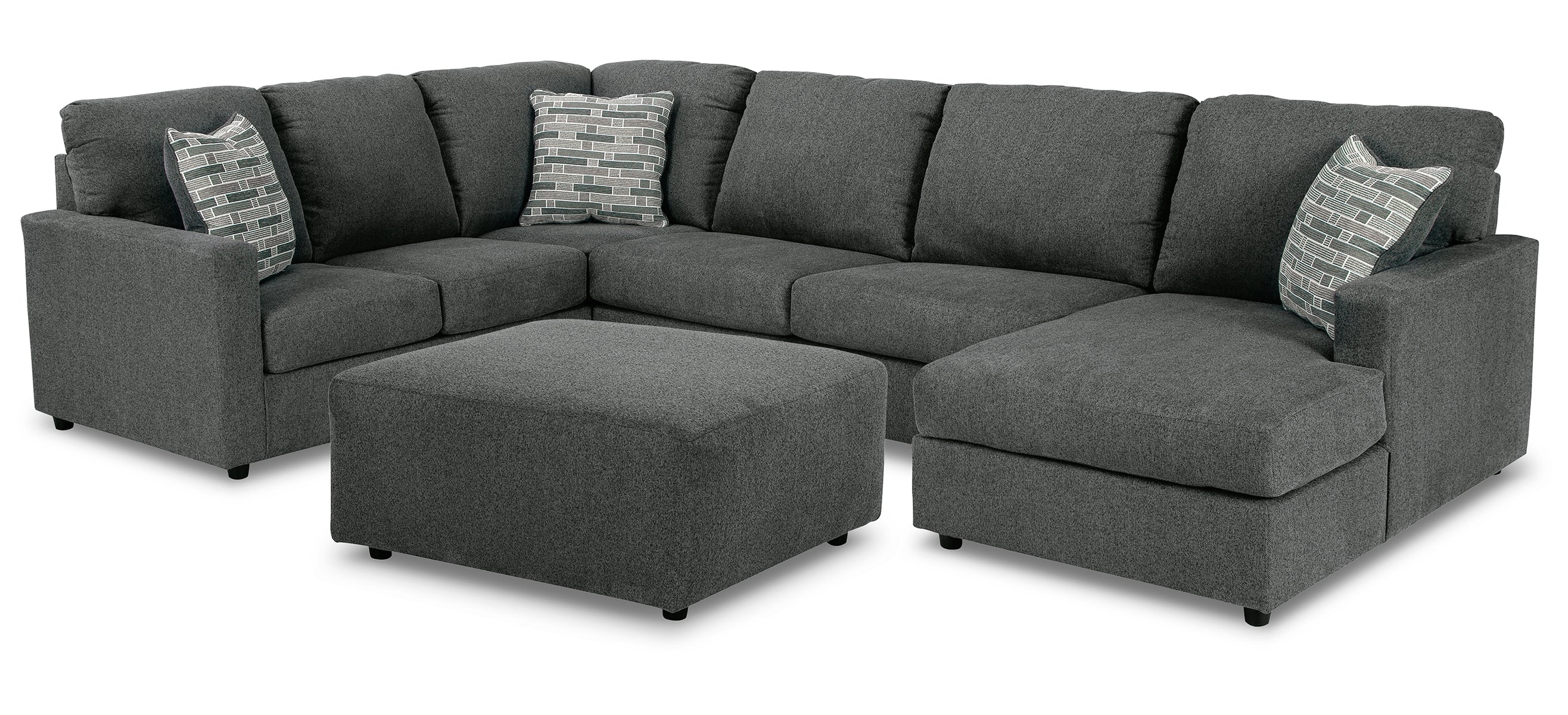 Edenfield 3-Piece Sectional with Ottoman
