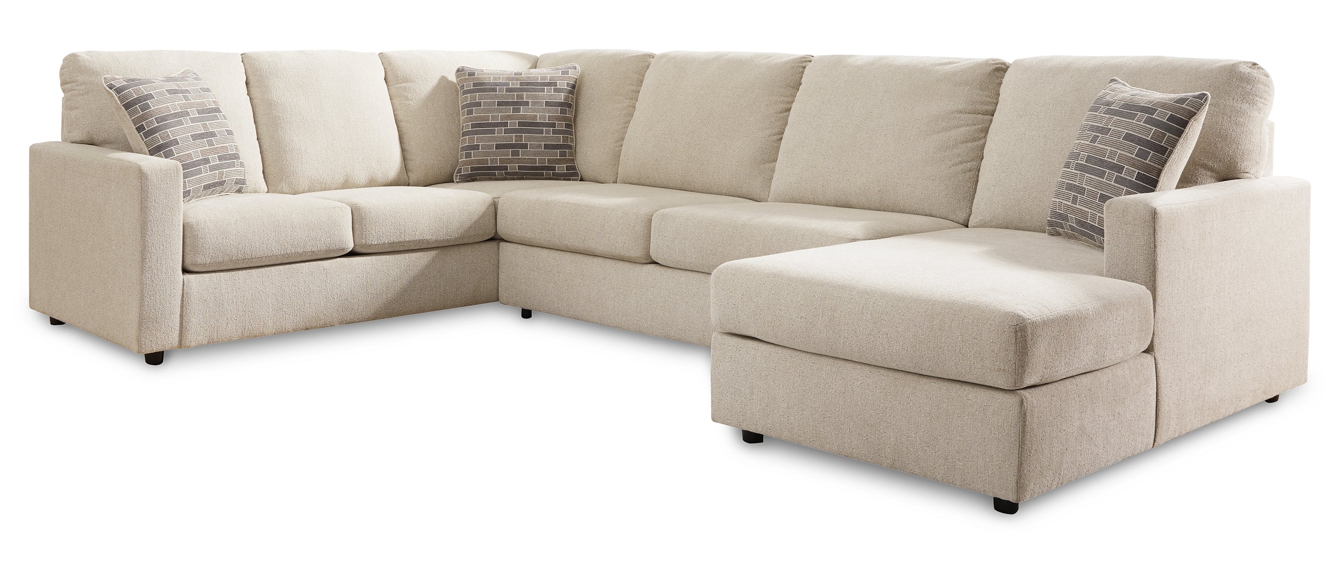 Edenfield 3-Piece Sectional with Ottoman