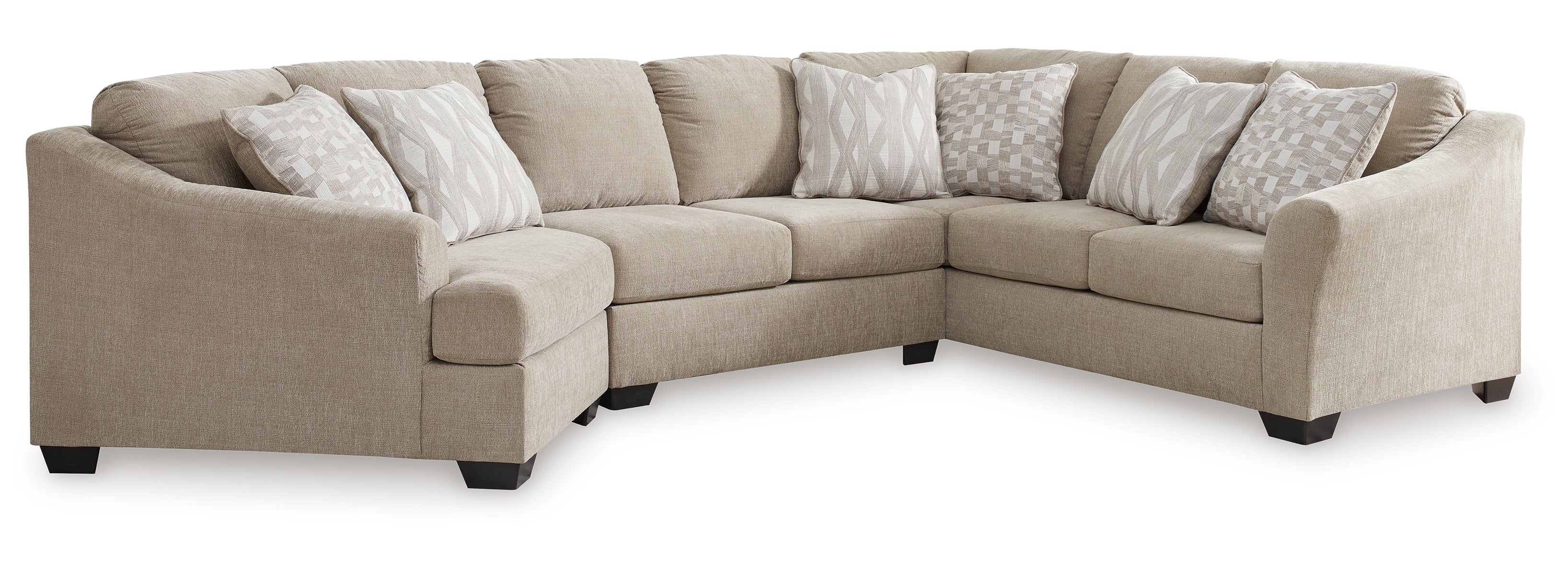 Brogan Bay 3-Piece Sectional with Ottoman