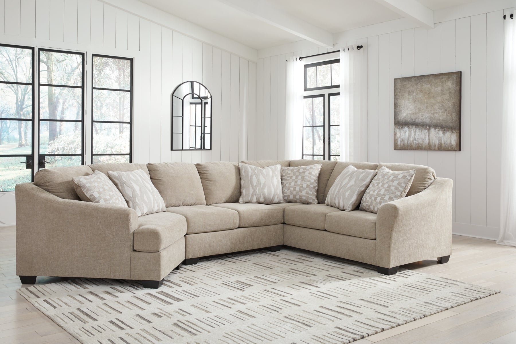 Brogan Bay 3-Piece Sectional with Ottoman