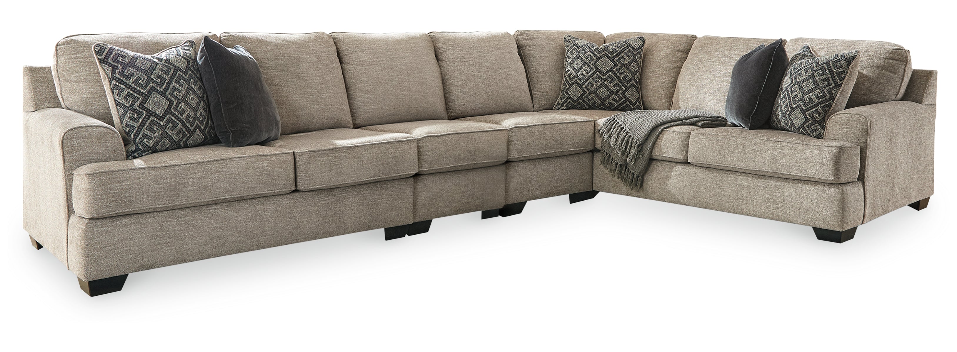 Bovarian 4-Piece Sectional with Ottoman