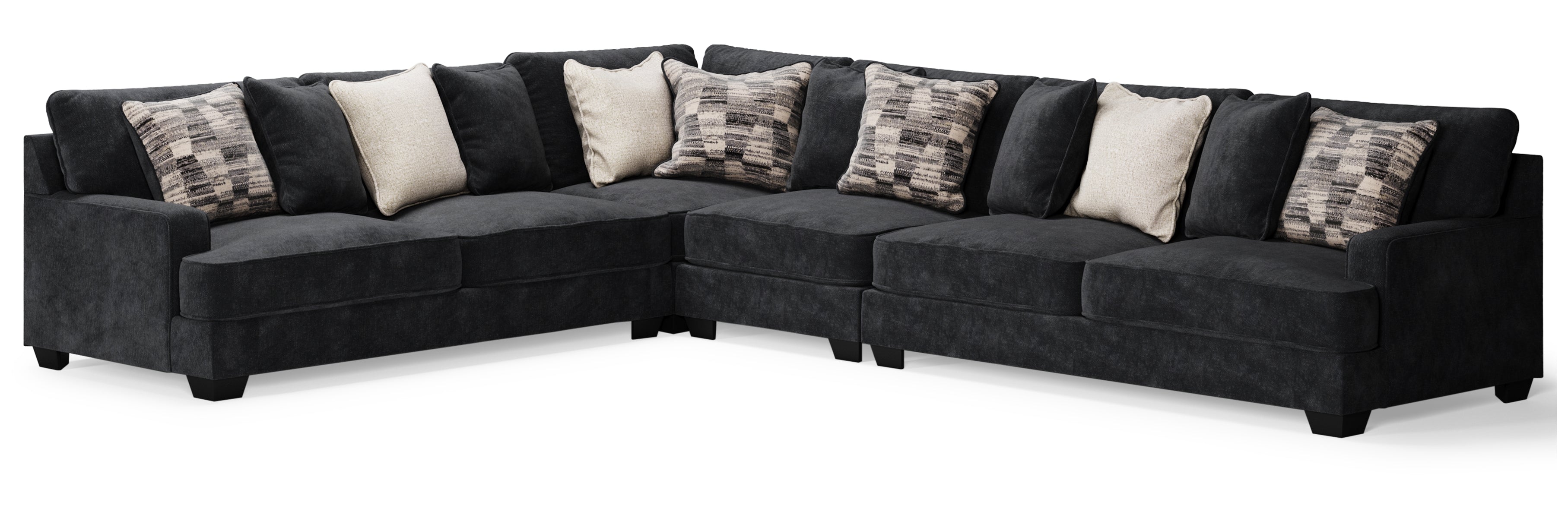 Lavernett 4-Piece Sectional with Ottoman