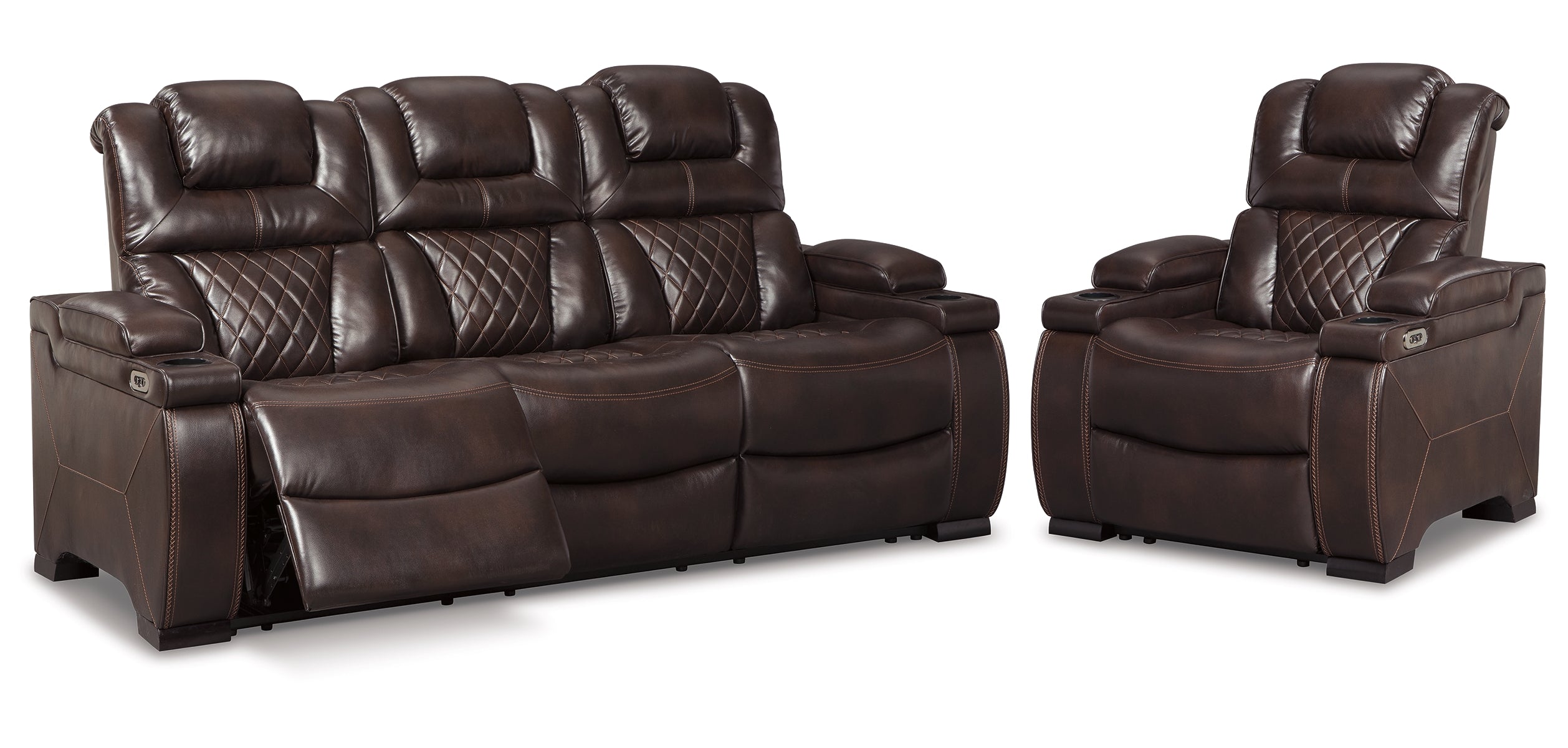 Warnerton Sofa and Recliner