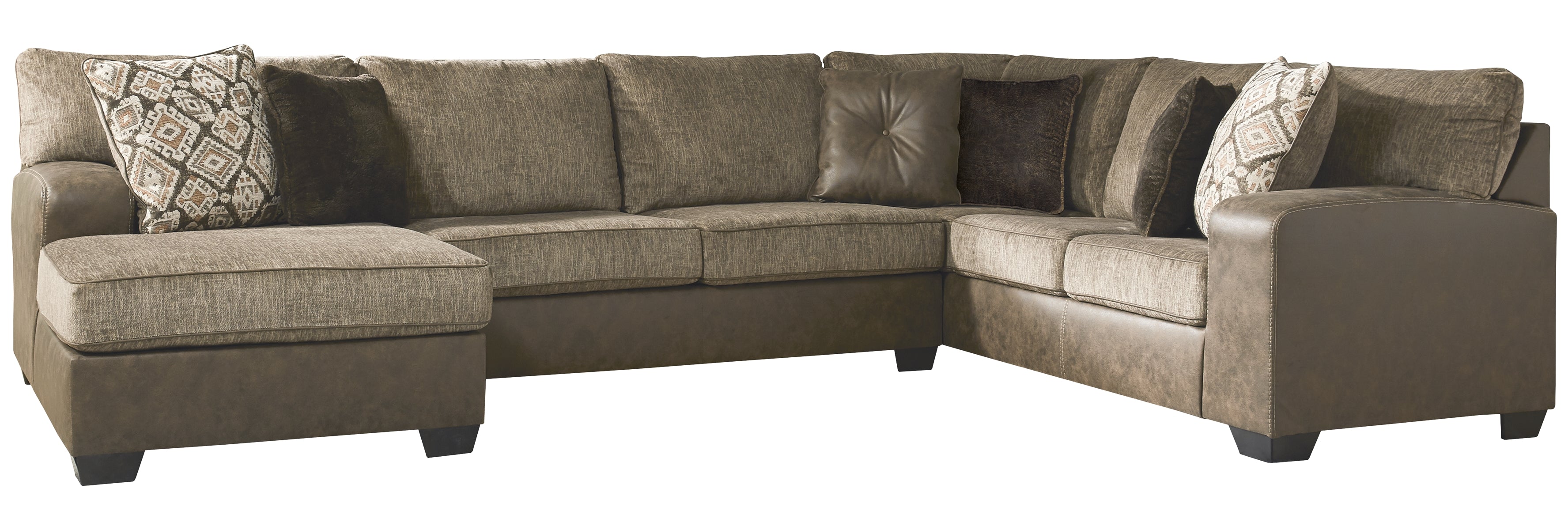 Abalone 3-Piece Sectional with Chaise