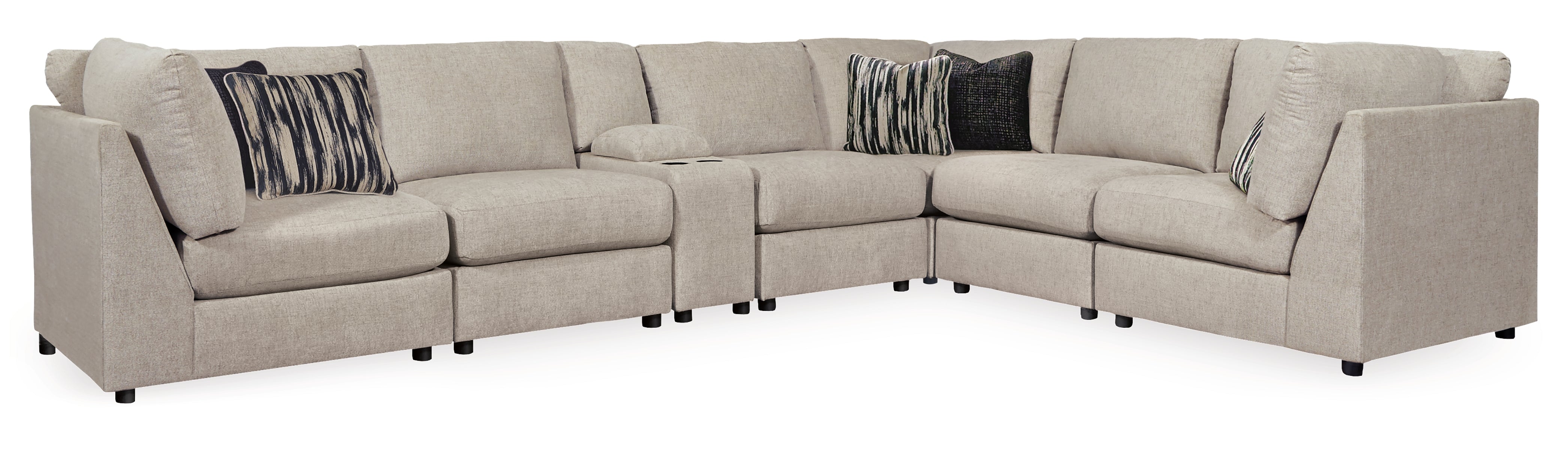 Kellway 7-Piece Sectional with Ottoman