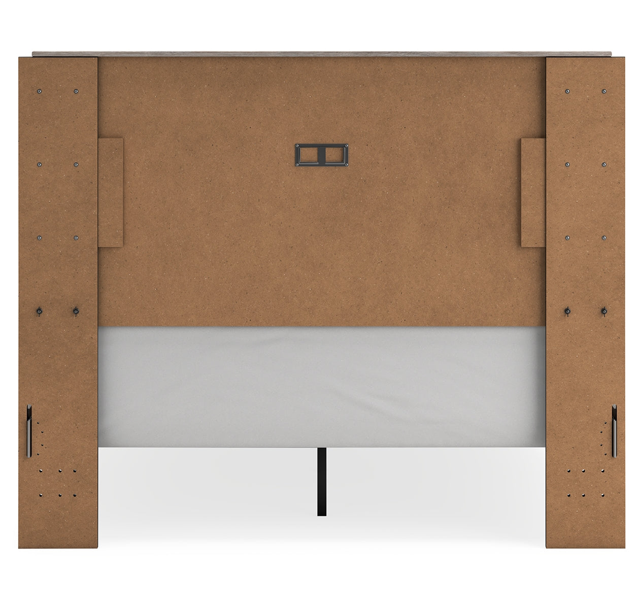 Vessalli Queen Panel Bed with Mirrored Dresser and Chest